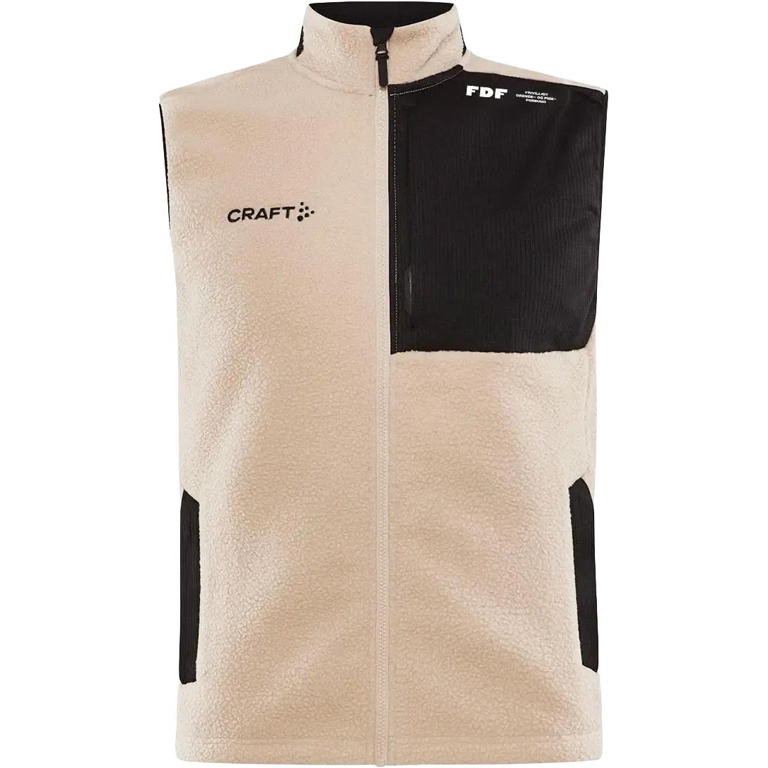 ADV Explore Pile Fleece Vest m/Logo Men