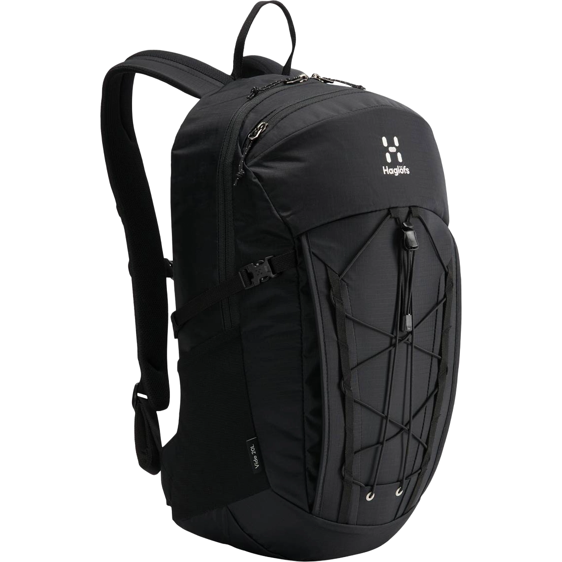 Haglöfs Vide 20 rygsæk - True Black - One size - Små rygsække