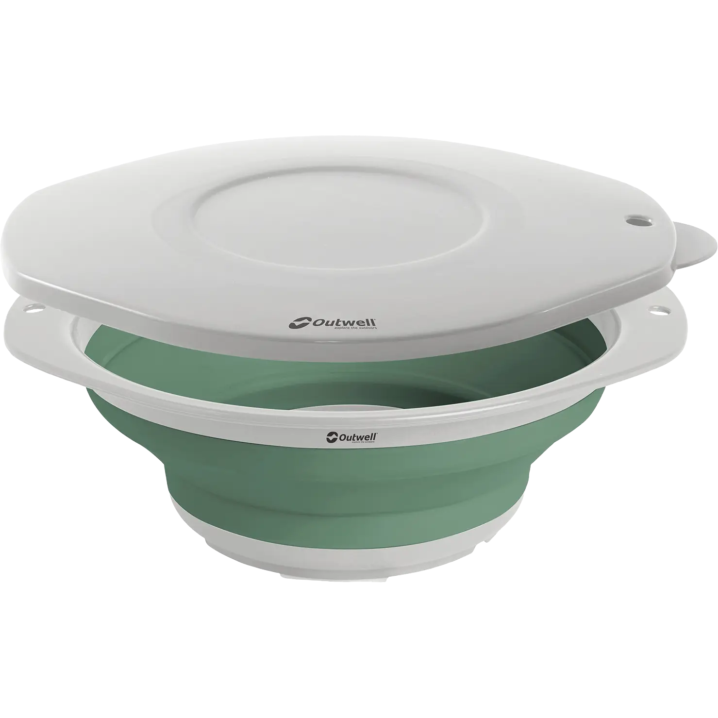 Outwell Collaps Bowl S foldeskål - Shadow Green - One size - Køkkenudstyr