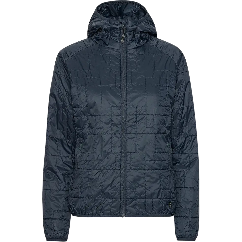 Superstainable Snøhetta Wool Padded Jacket Women damejakke - Navy OS - Vinterjakker