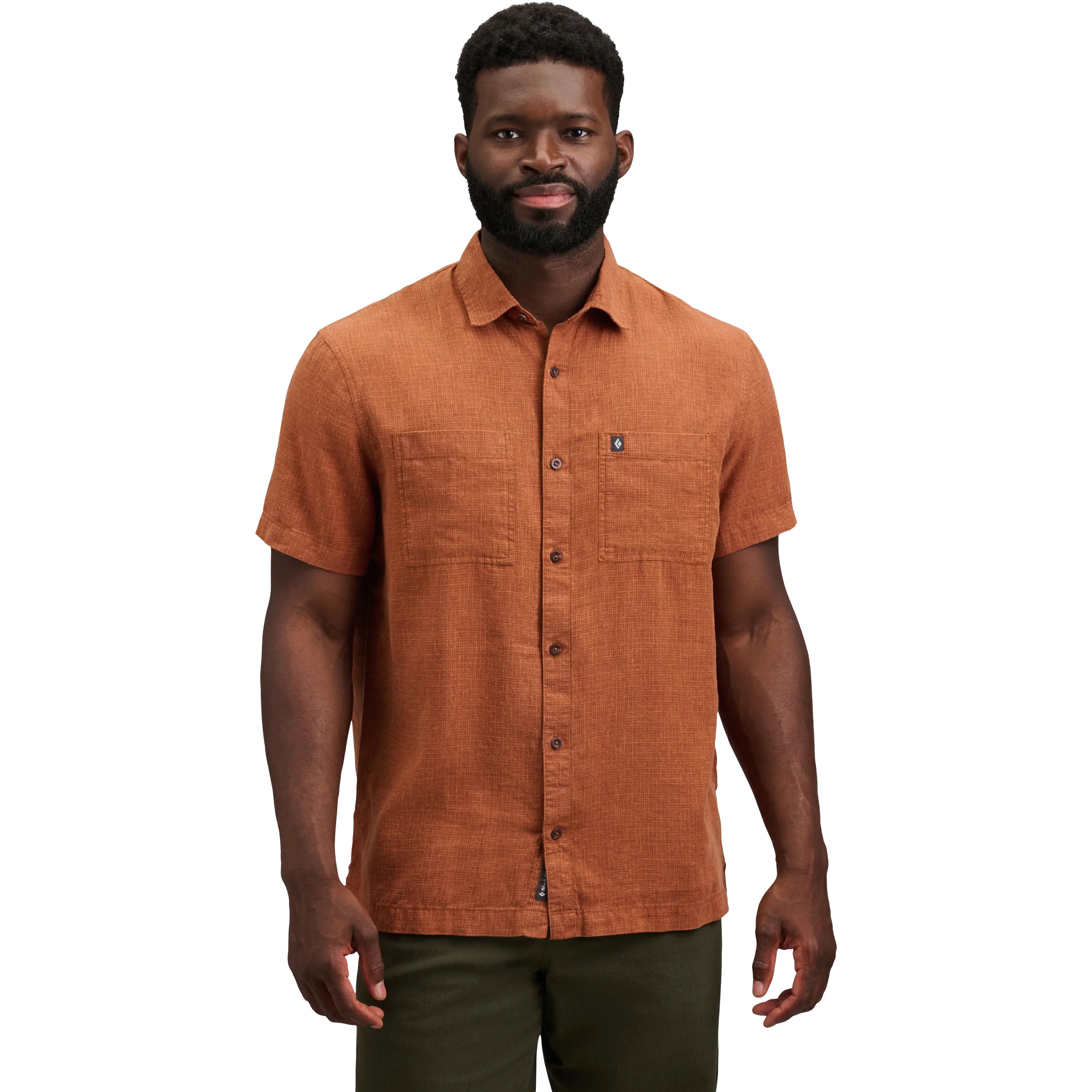 Black Diamond Scenic Route SS Shirt Men - Clay - S - Kortærmet skjorter
