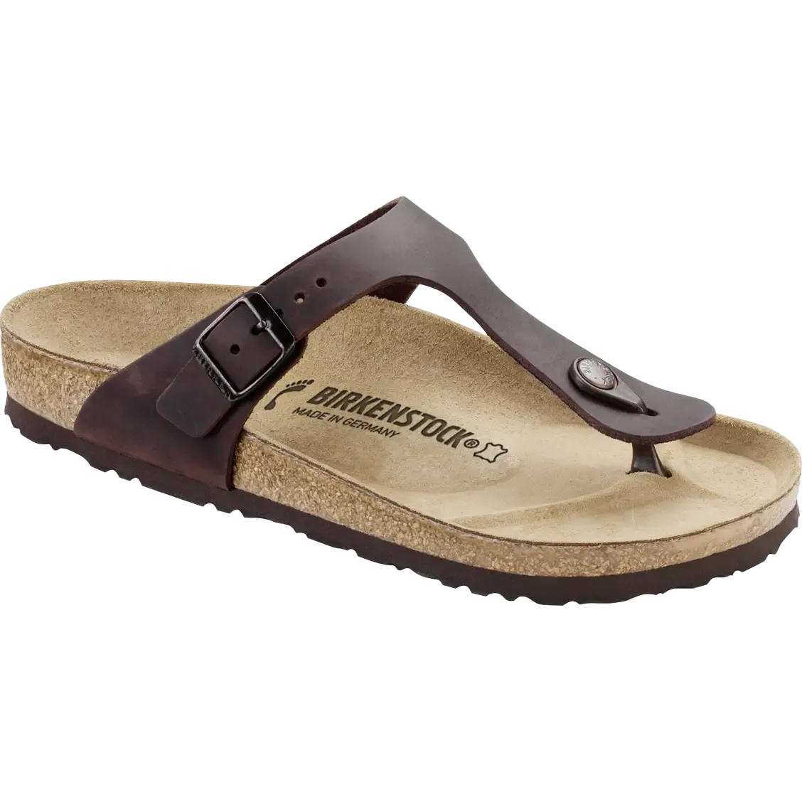 Gizeh Natural Leather Oiled Regular sandal