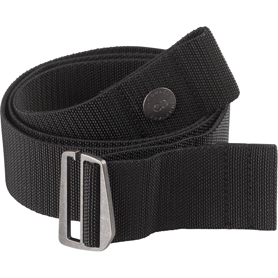 Lundhags Elastic Belt bælte - Black - L/XL - Bælter og seler