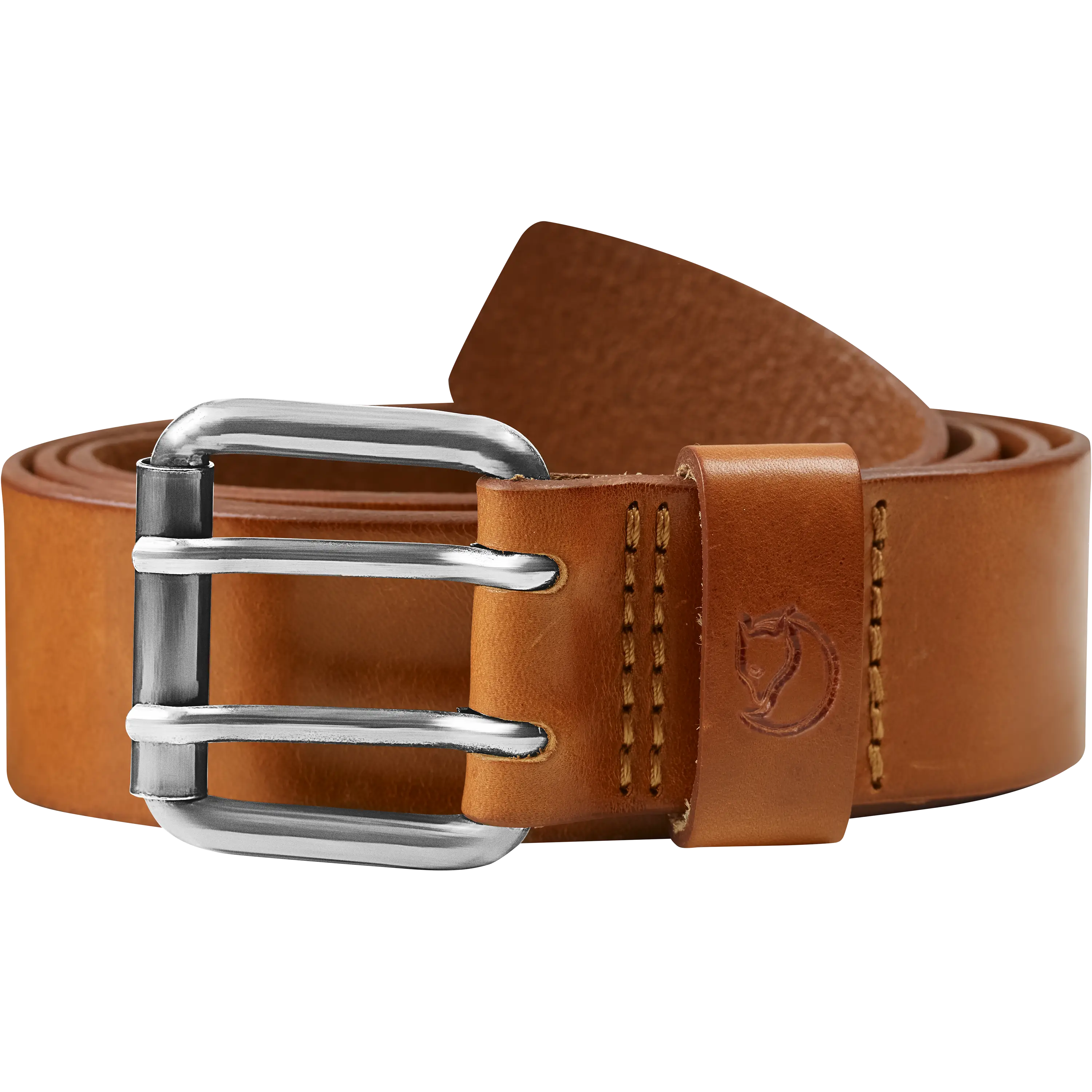 Fjällräven Singi Two-Pin Belt bælte - Leather Cognac - 110cm - Bælter og seler
