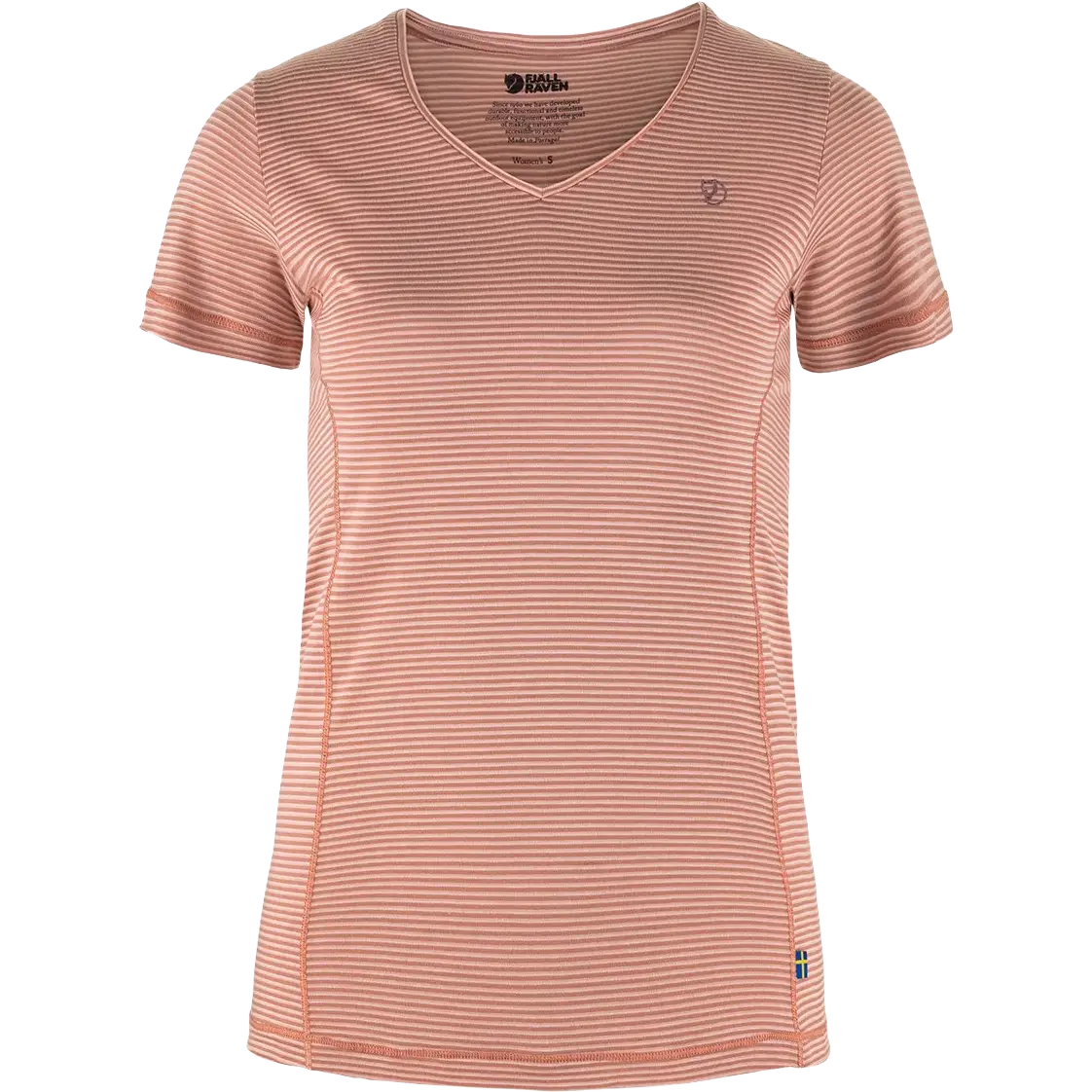 Fjällräven Abisko Cool dame-T-shirt - Dusty Rose - S - Kortærmet T-shirts
