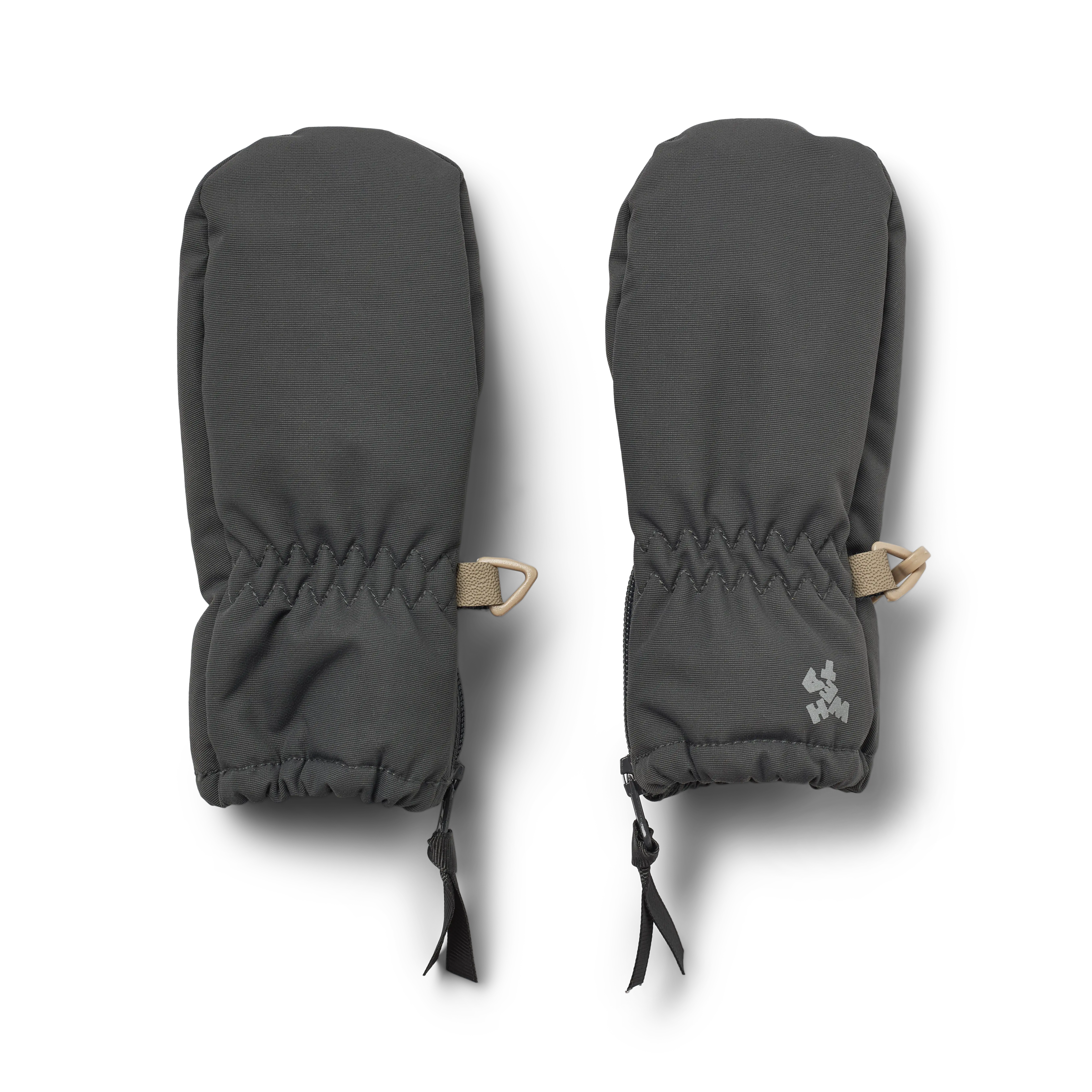 Wheat Technical Mittens Zipper Kids luffer - Black Sea - XS/0-6m - Vandtætte handsker