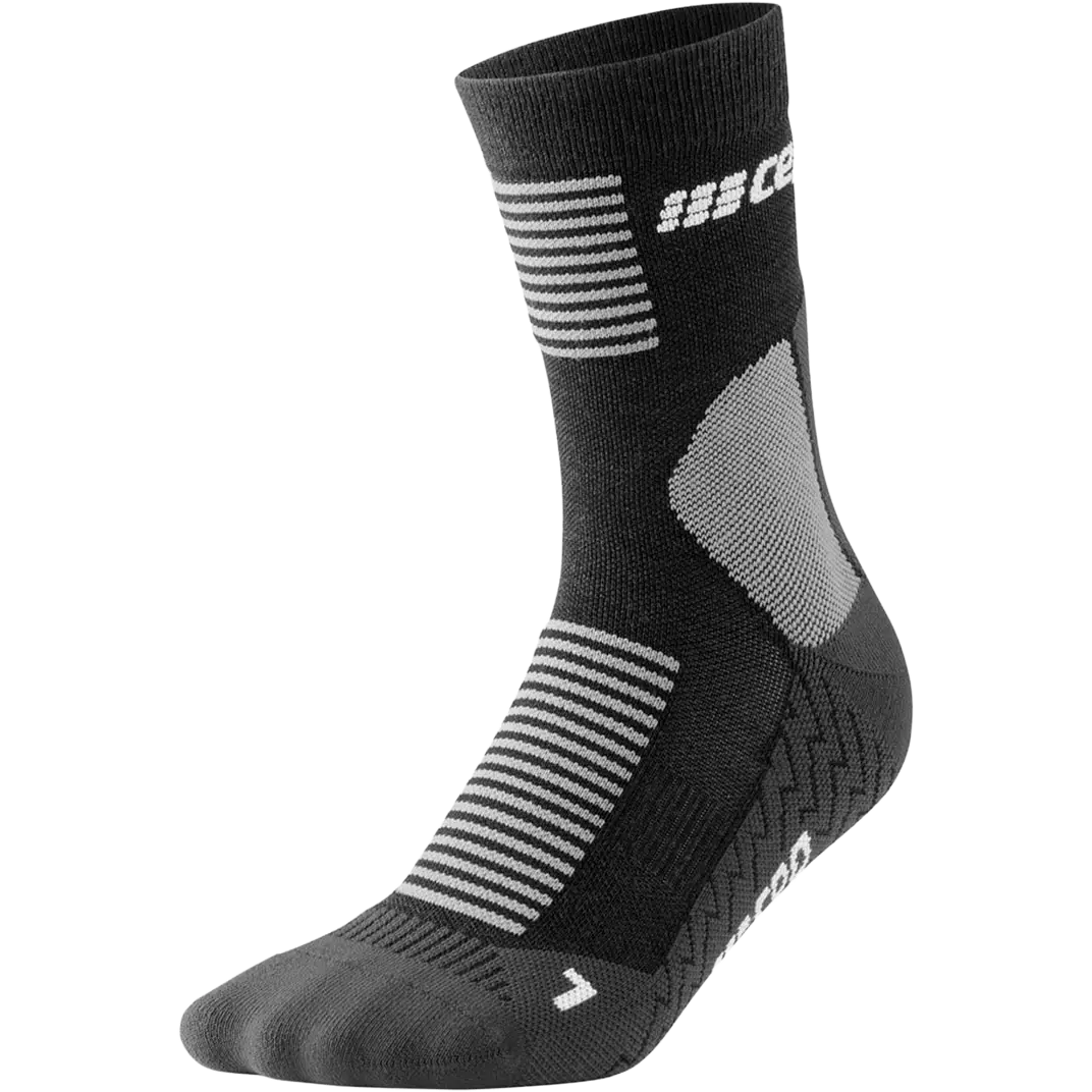 CEP Cold Weather Socks, Mid Cut, V2, Men - Black - V - Sportssokker