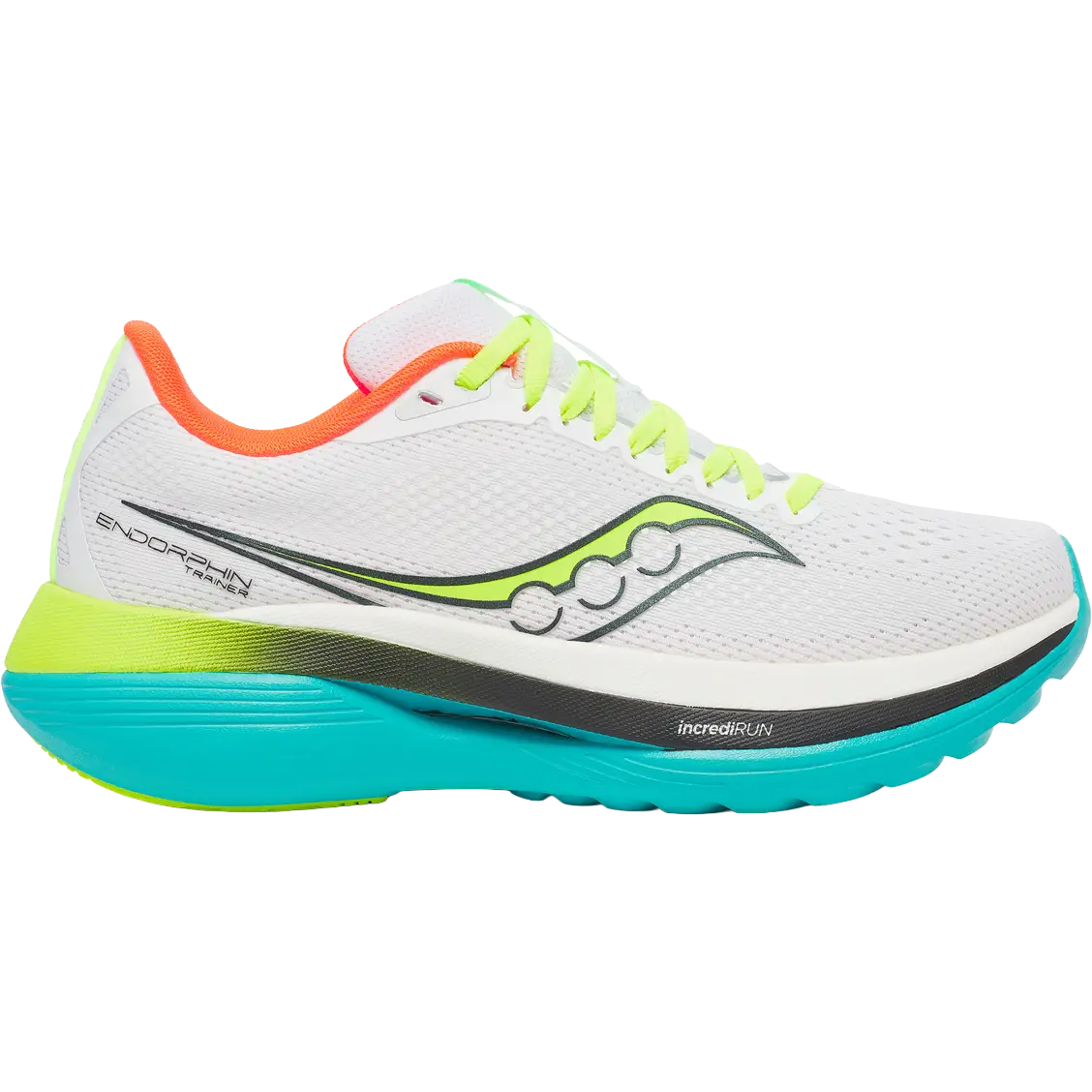 Saucony Endorphin Trainer Women - White/Mutant - US6,5/UK4,5/37,5 - Konkurrence løbesko