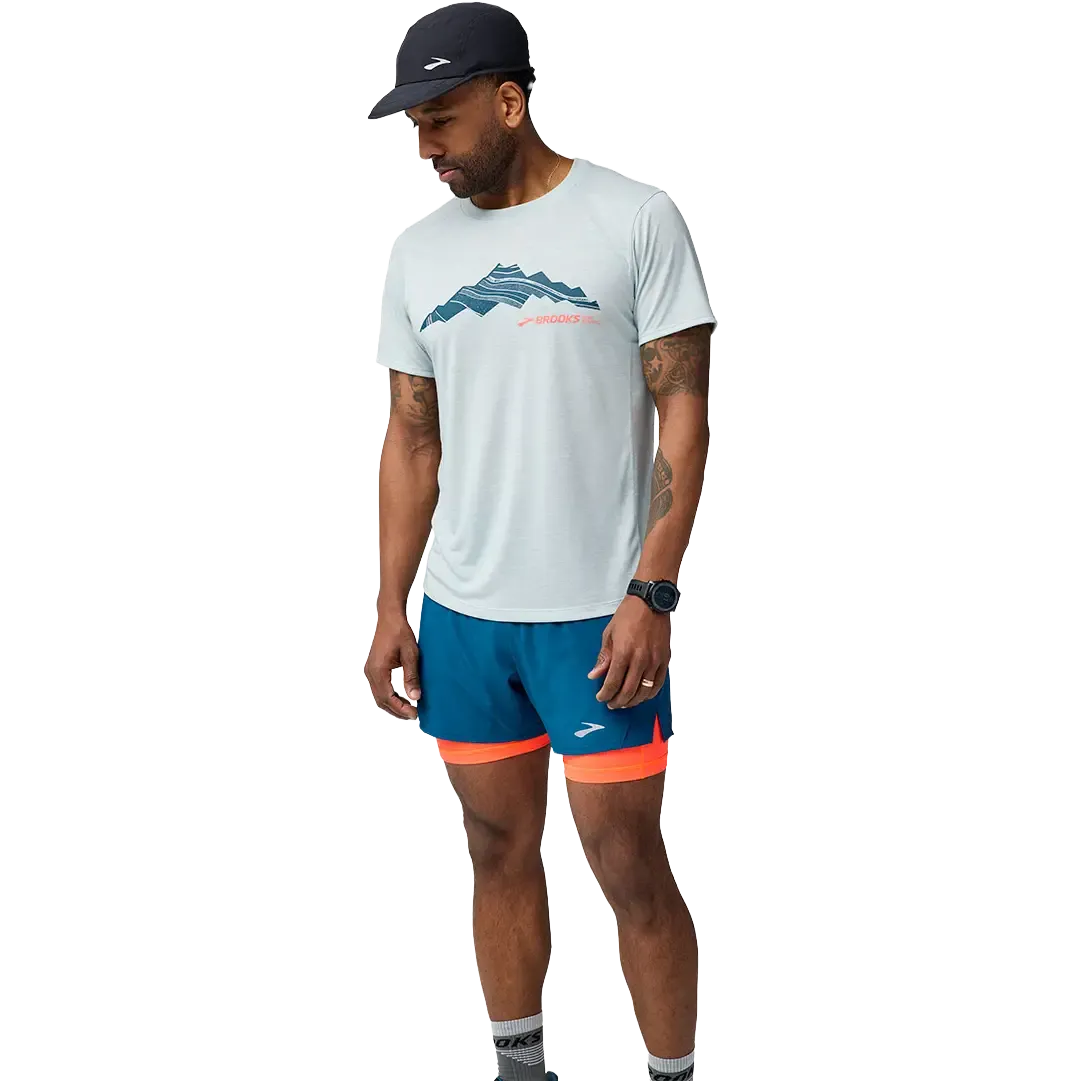 Distance Short Sleeve 3.0 Herr Löpartröja