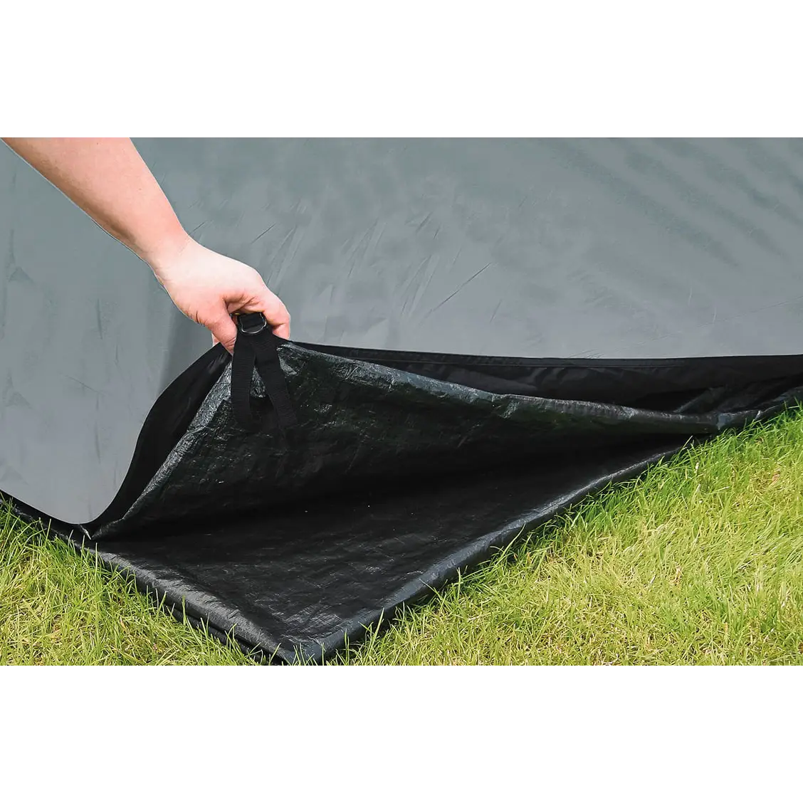 easy camp Footprint Skarvan 6 teltunderlag - Black - One size