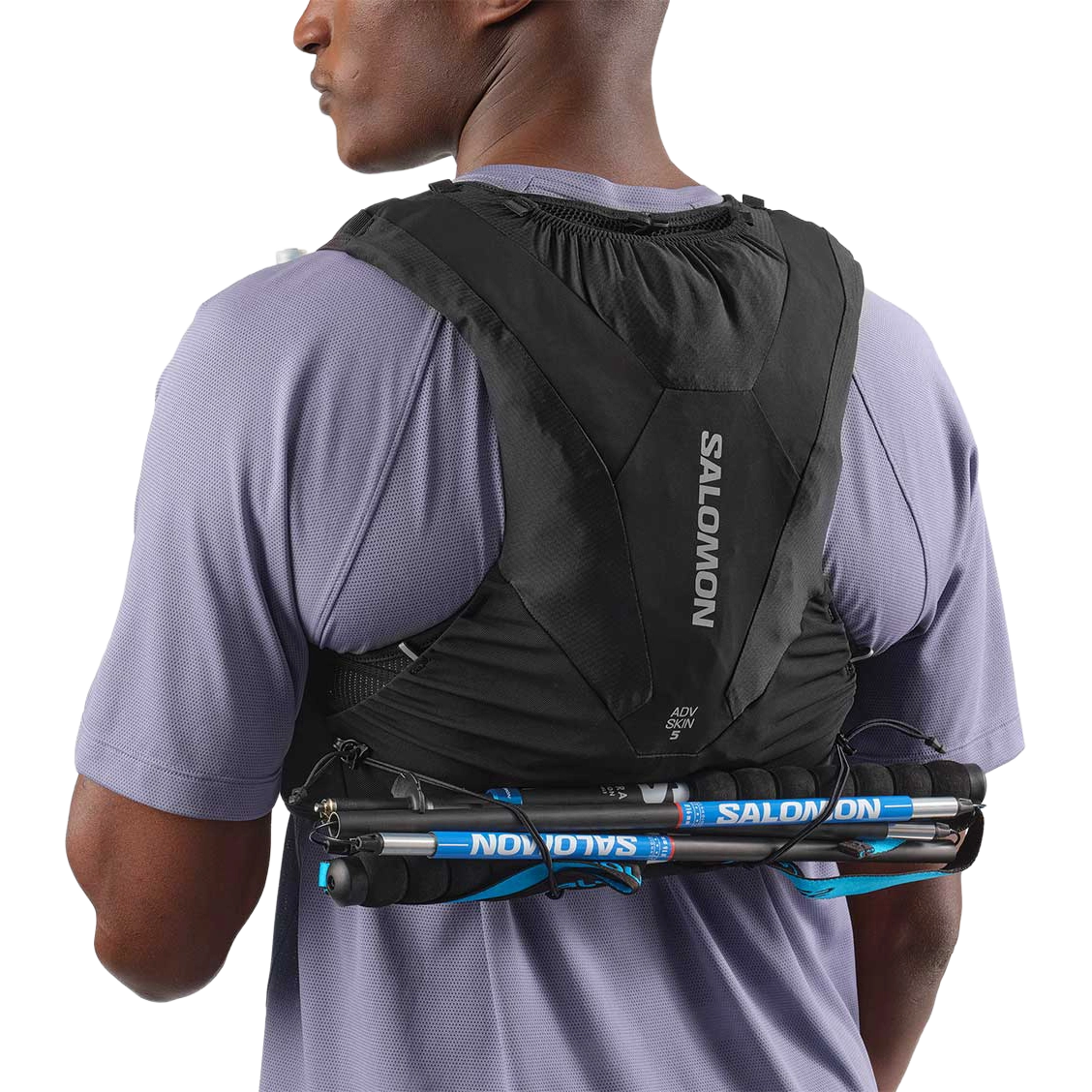 Salomon Adv Skin 5 Set Løbevest / -rygsæk - Black - L - Løberygsække