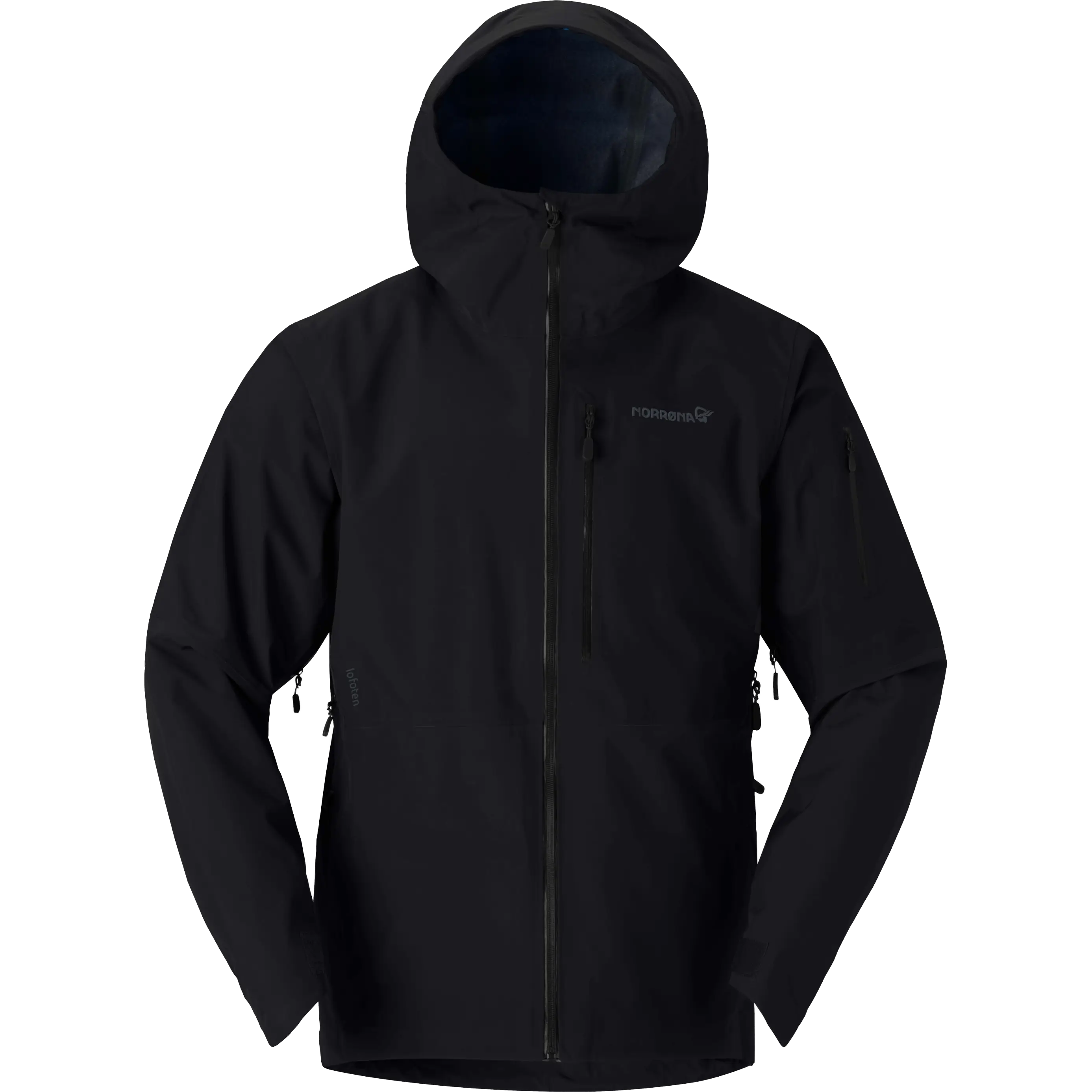 Norrøna Lofoten GTX Jacket Men - Caviar Black - M - Regnjakker
