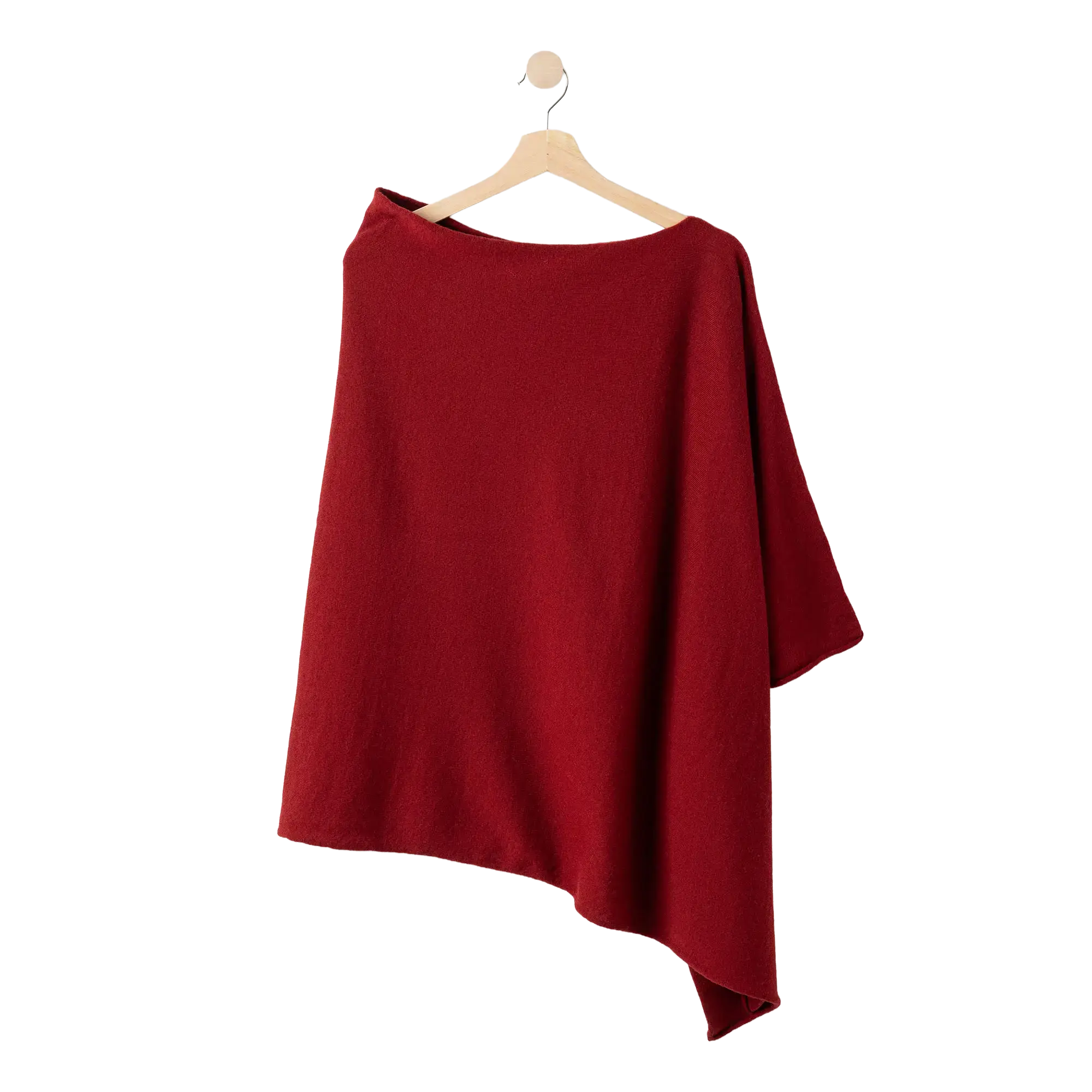 Holebrook Sofie Poncho - Berry - M - Striktrøjer