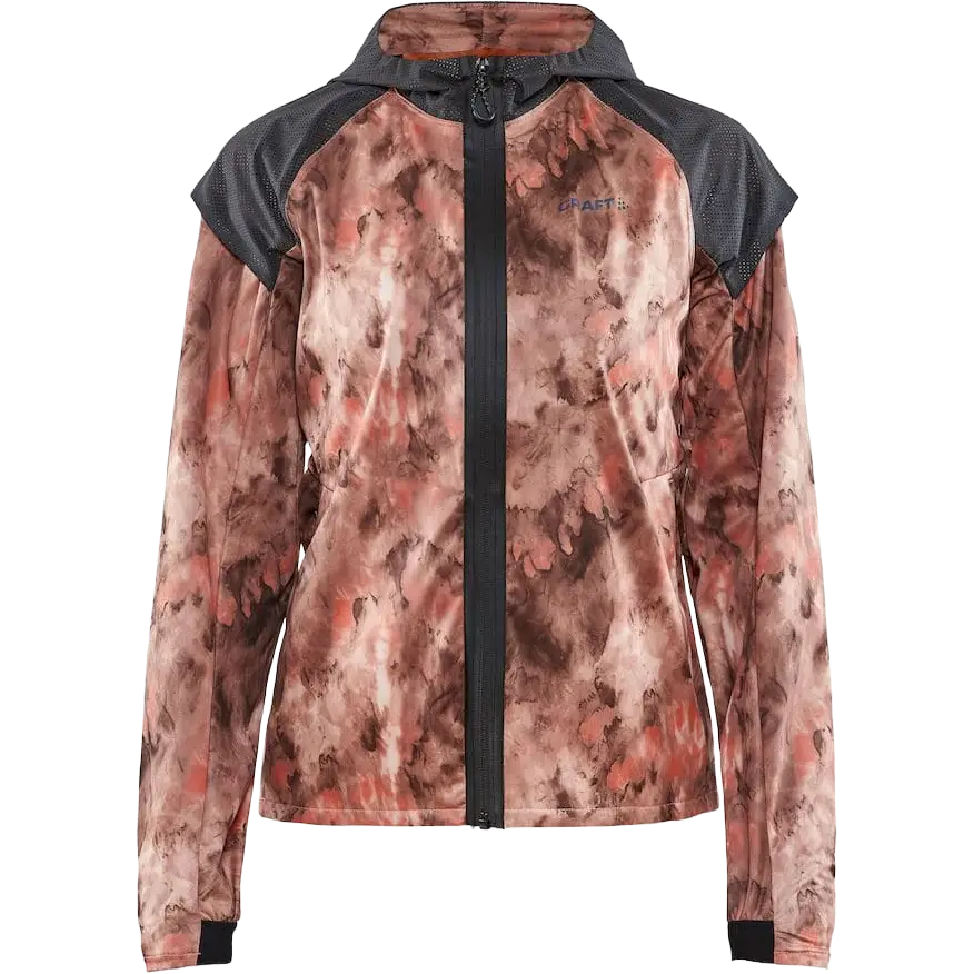 Craft Lumen Hydro Jacket Women Løbejakke - P Nova/Buff - L - Løbejakker