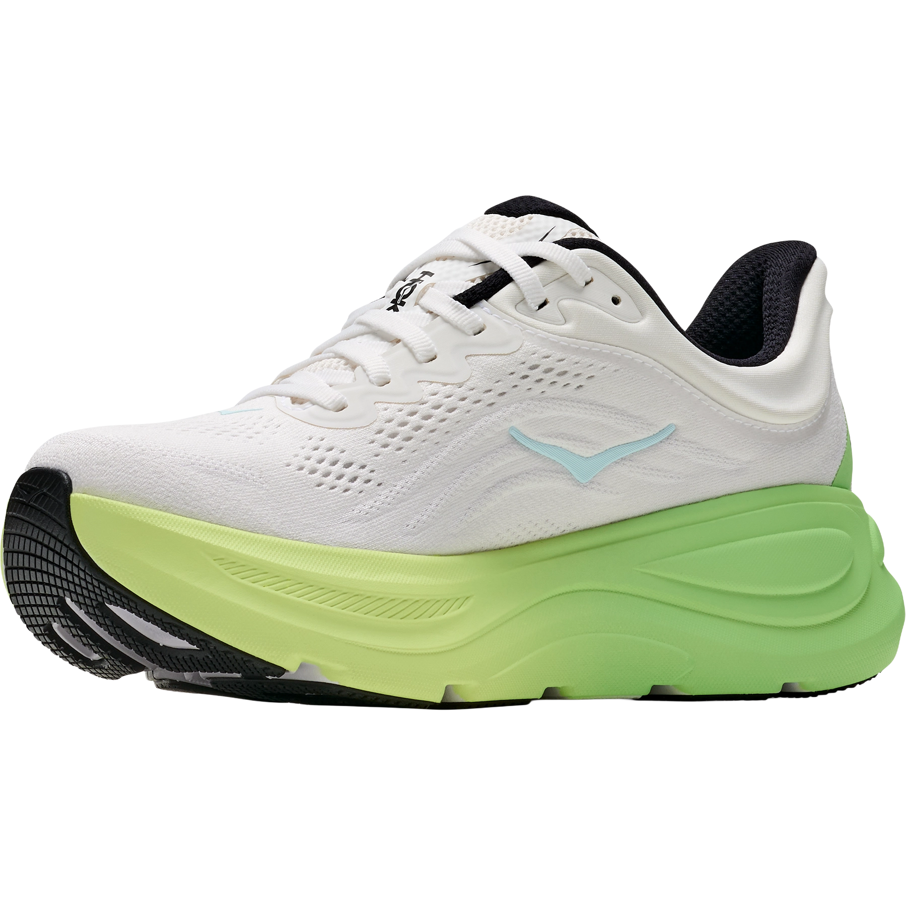 HOKA One One Bondi 9 Women - White / Tart Apple - US6,5B / 38 - Mængdetræningssko