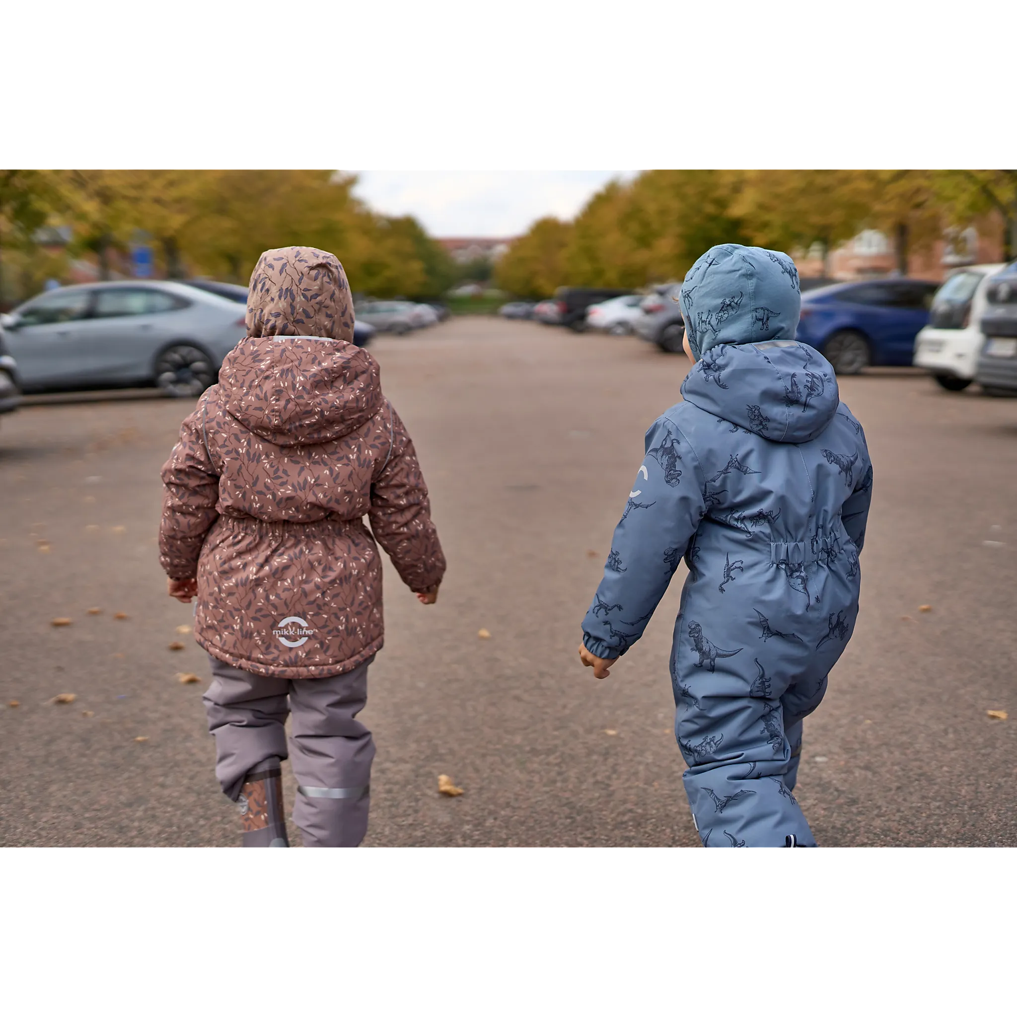 Winter Jacket Waist AOP Kids børnejakke