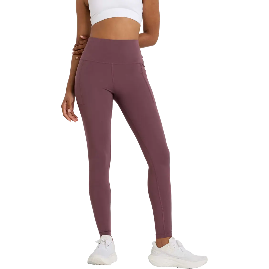New Balance Harmony Pocket High Rise Legging 27'' - Faded Plum - Løbetights og bukser