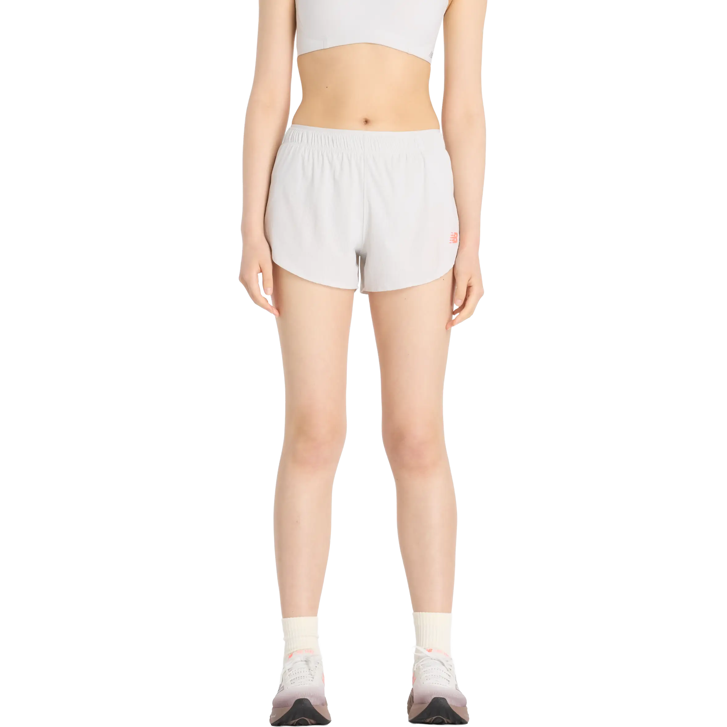 New Balance RC Ultra Light Short Women - Grey Matter - M - Løbeshorts