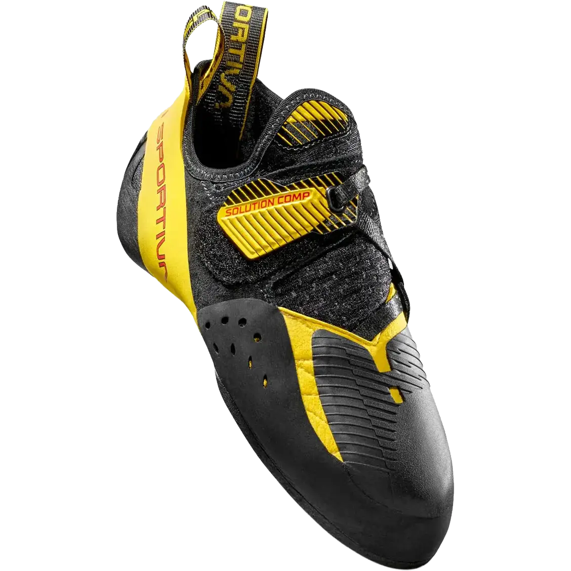 La Sportiva Solution Comp Men klatresko - Black/Yellow - 42