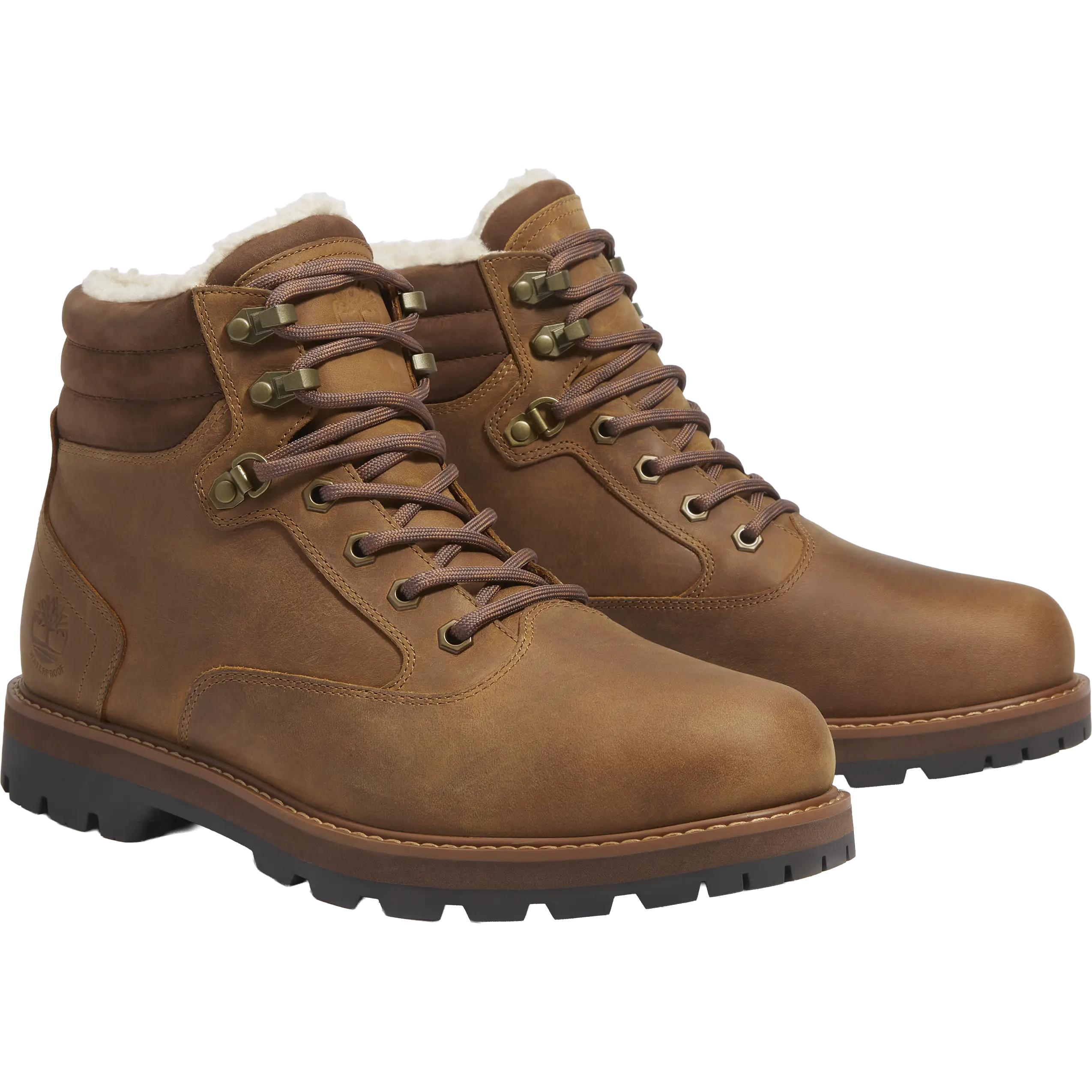 Timberland Mid Warm Lined Waterproof Boot Men - Md Brown F Grain - US8.5/EU42 - Støvler