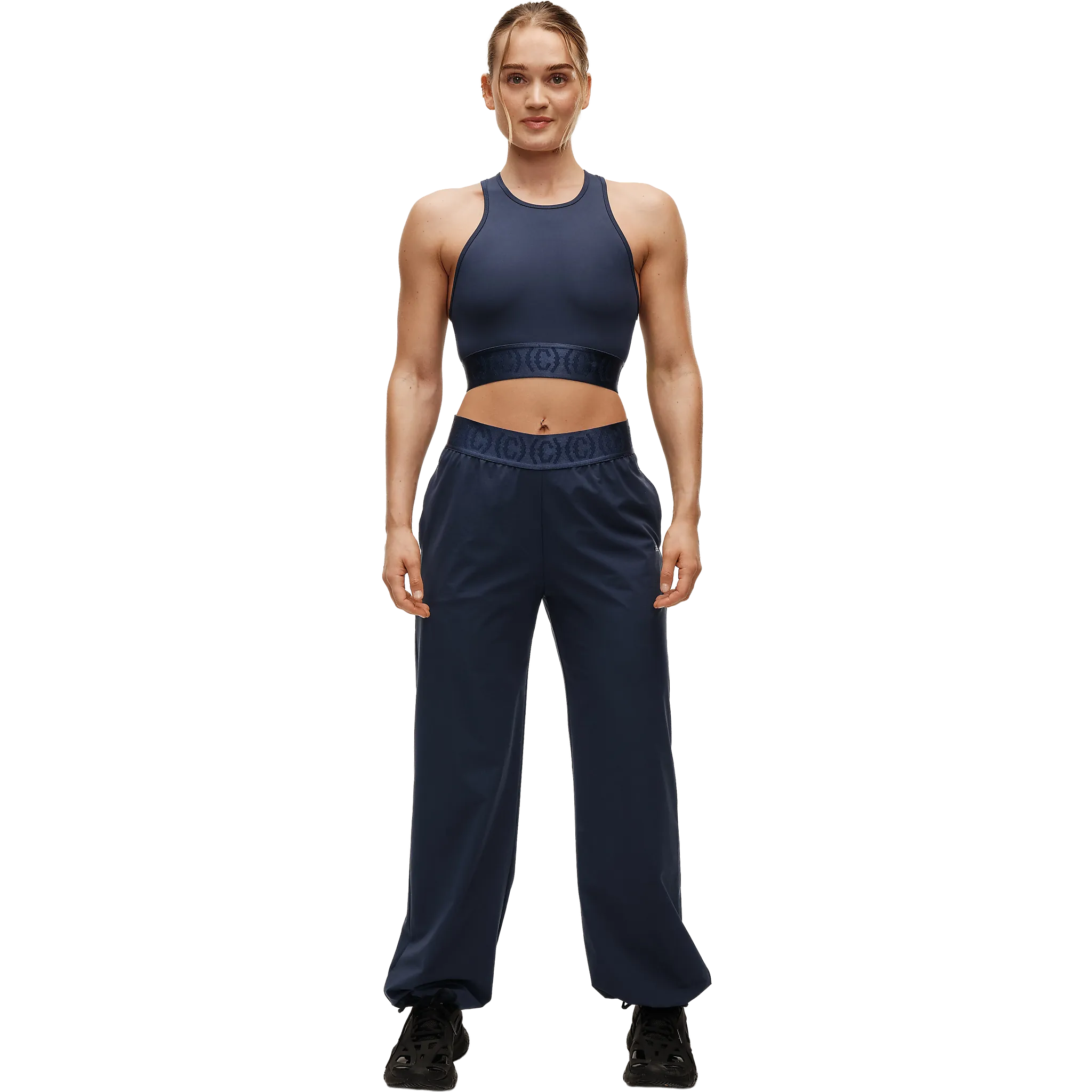 Logo Elastic Barrel Pant Woman