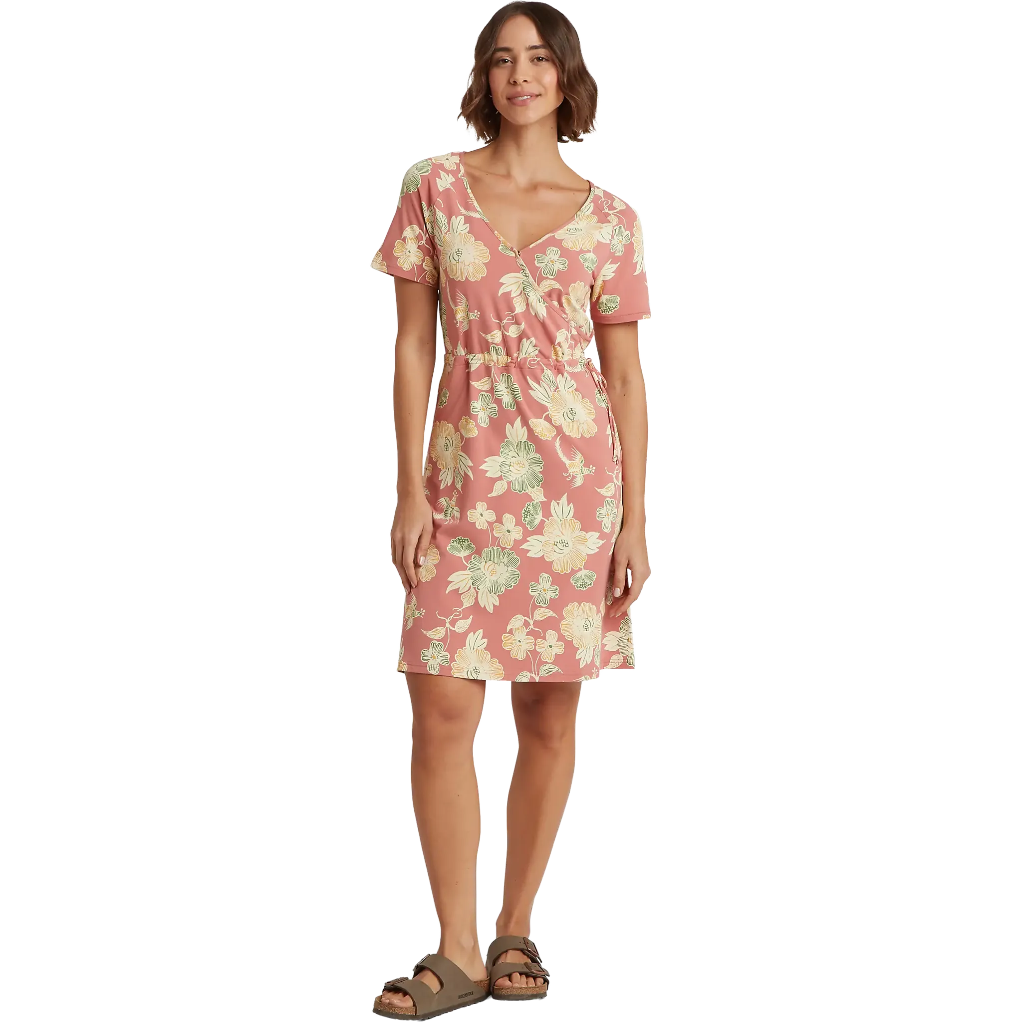 Neha Faux Wrap Dress kjole