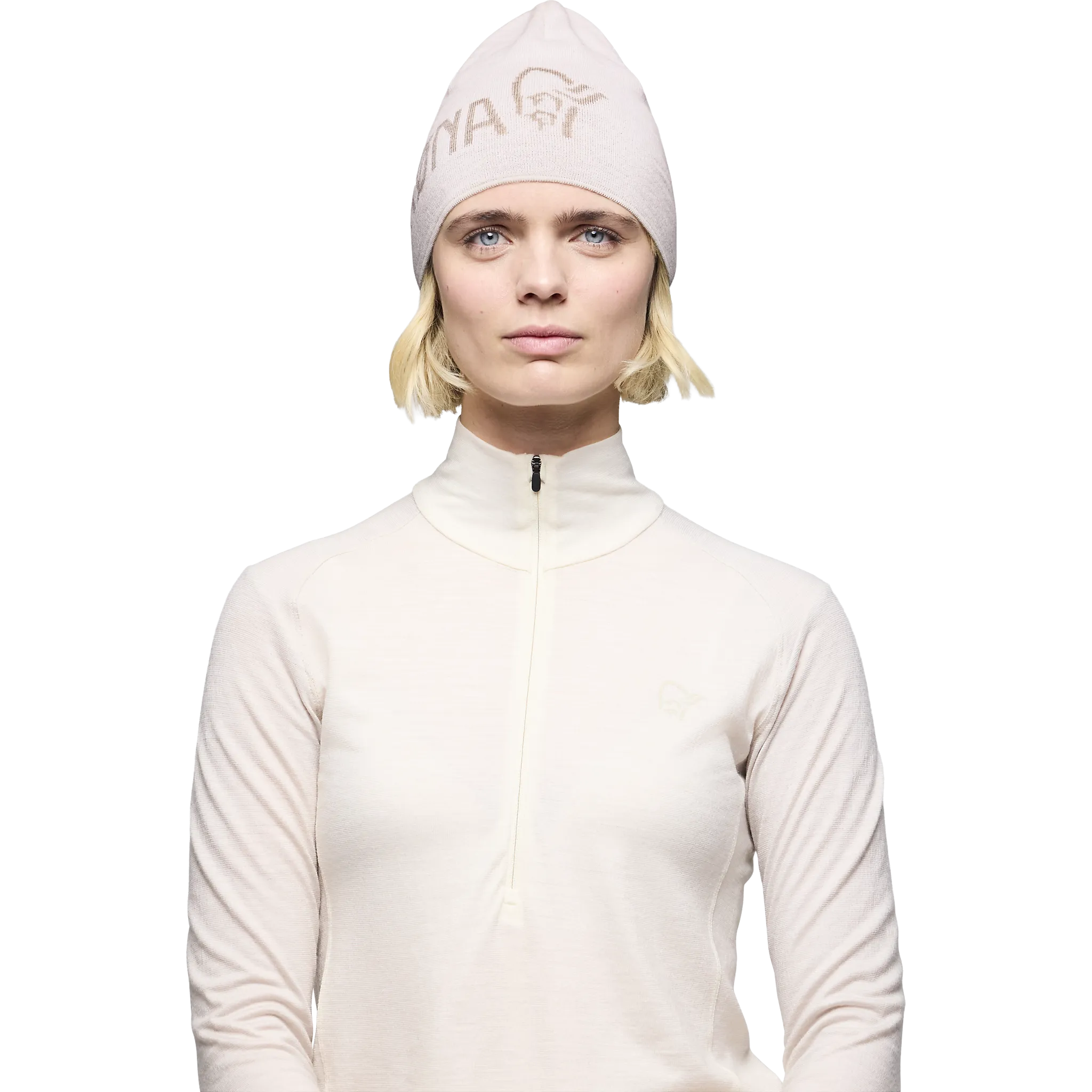 /29 Light Merinoull Logo Beanie