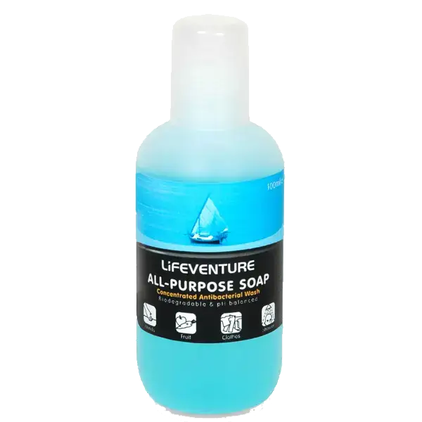 Lifeventure All Purpose Soap 100 ml - Blå - One size - Toiletartikler