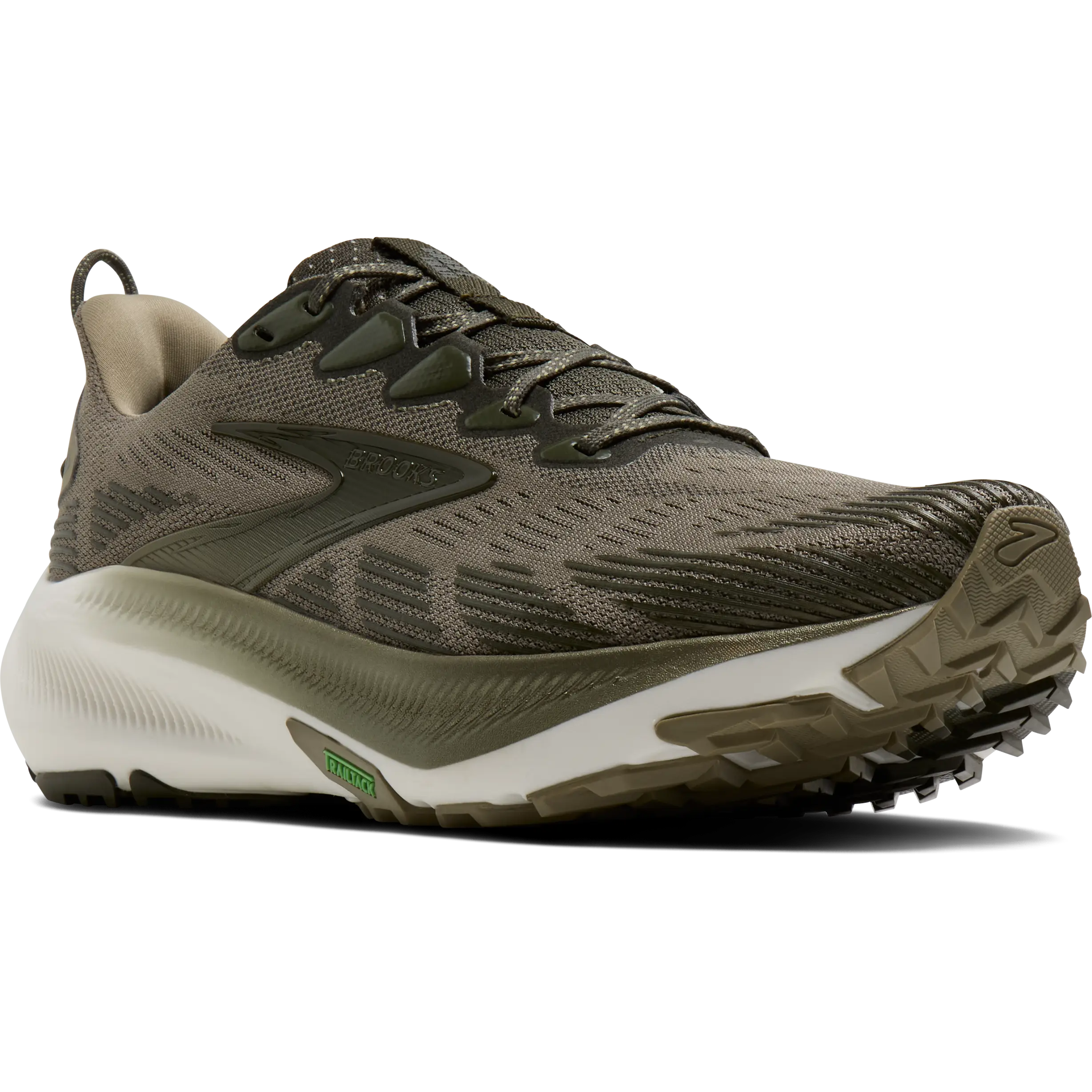 Brooks Ghost Trail Men - Olive - US11/UK10/45 - Trailsko