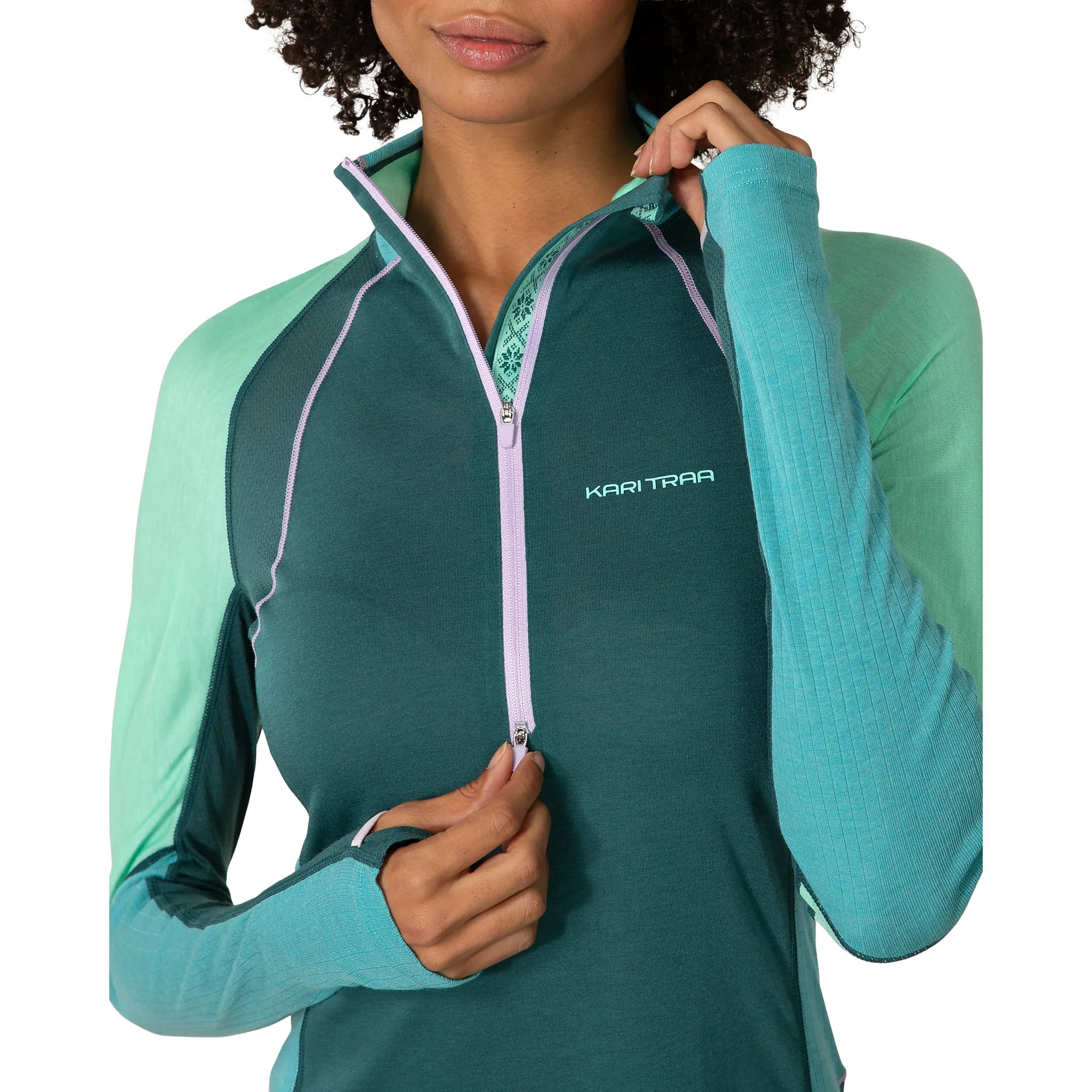 Alma Halfzip LS Shirt Women