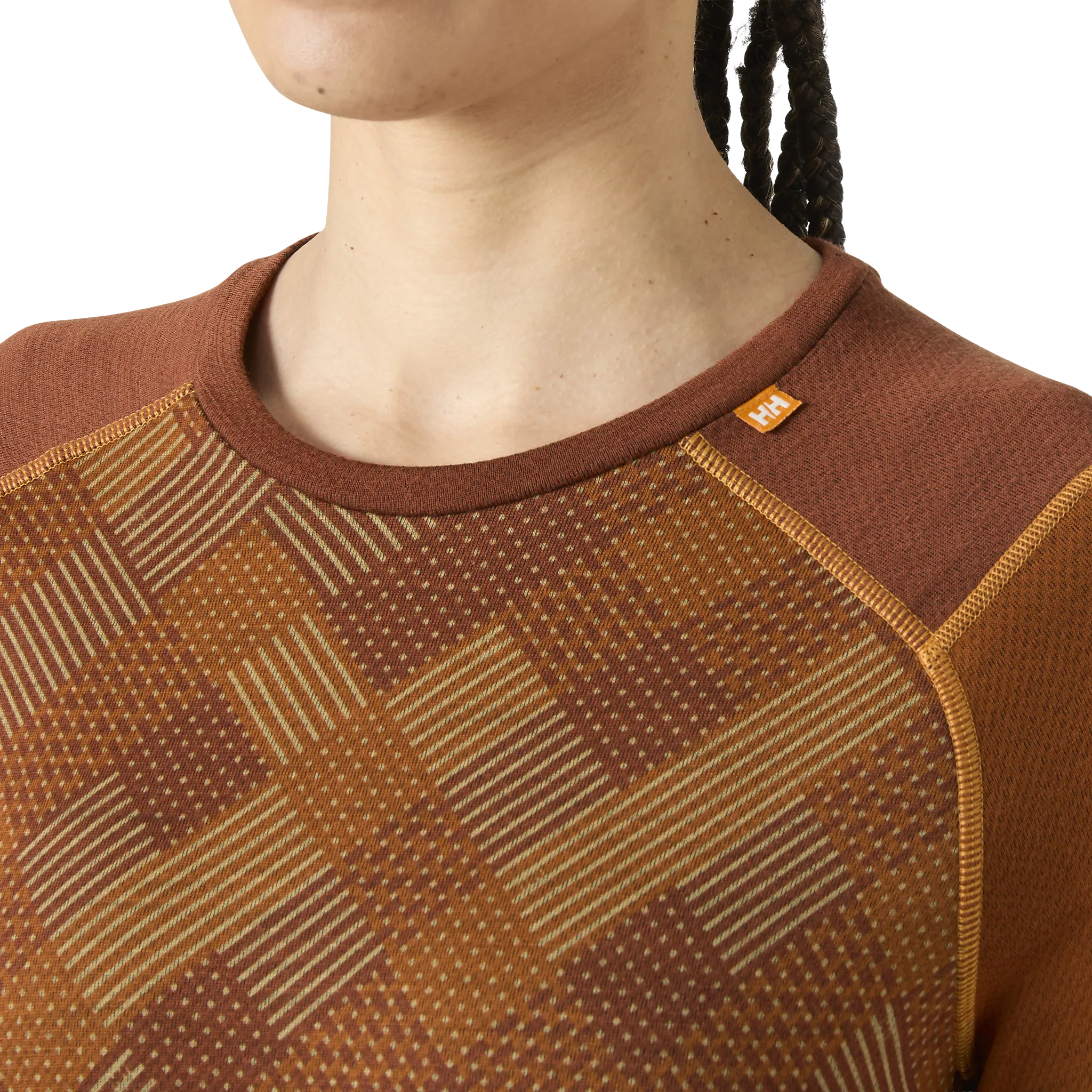 Lifa Merino Midweight Graphic Crew Women undertrøje