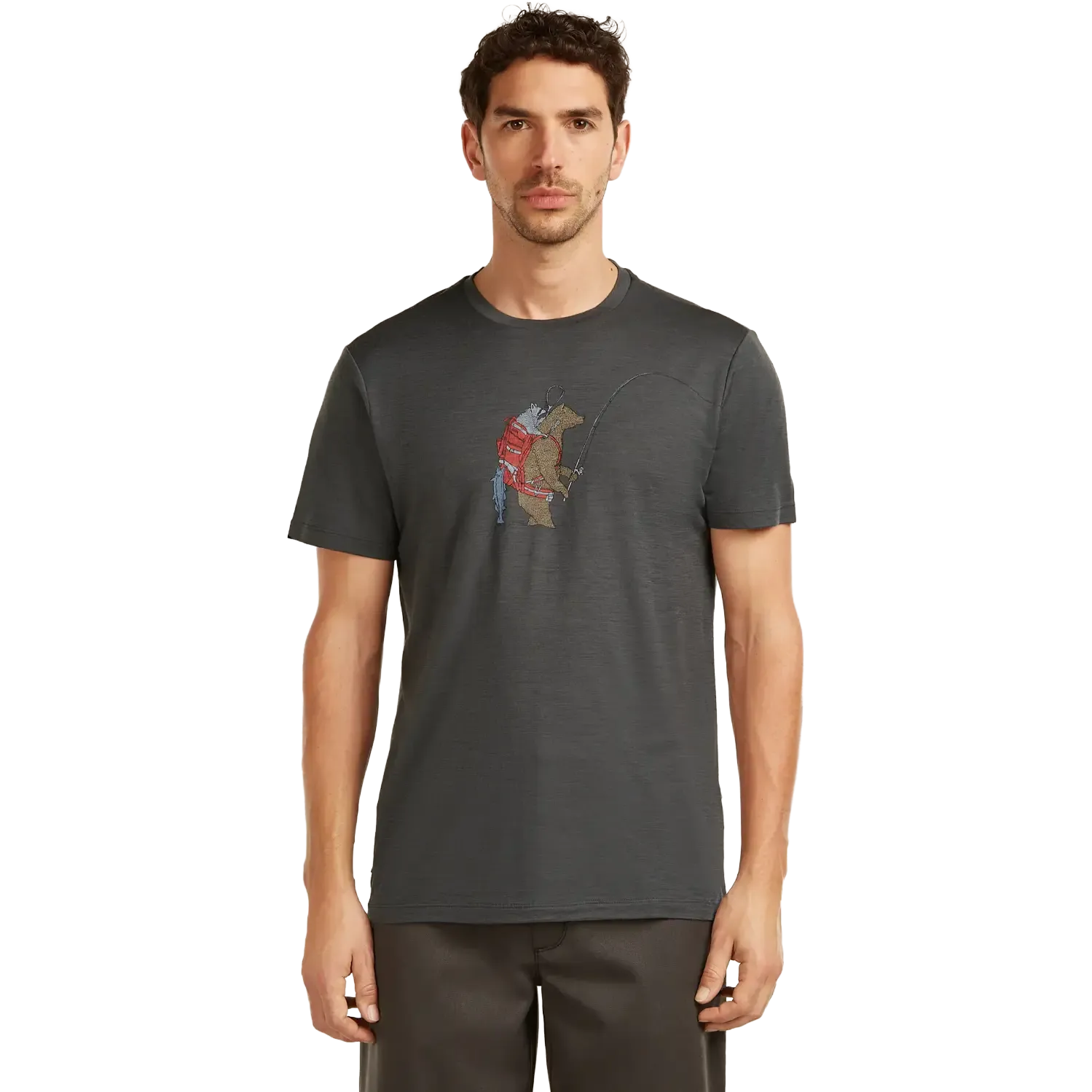 Tech Lite SS Tee Bear Catch Men