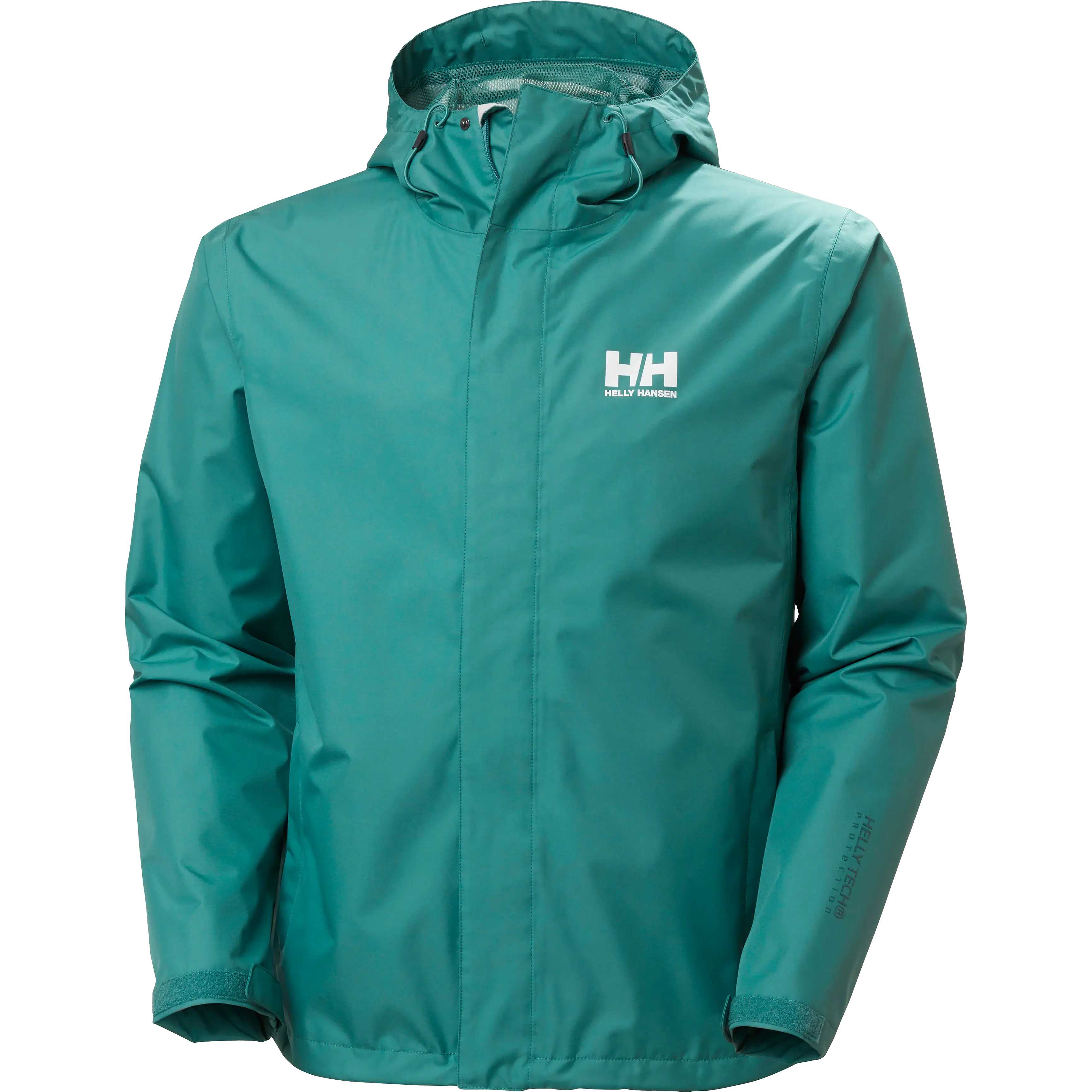 Helly Hansen Seven J Jacket Men regnjakke - Green - L - Regnjakker