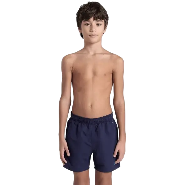 Arena Beach Boxer Solid Kids - Navy - 8-9år - Badeshorts til børn