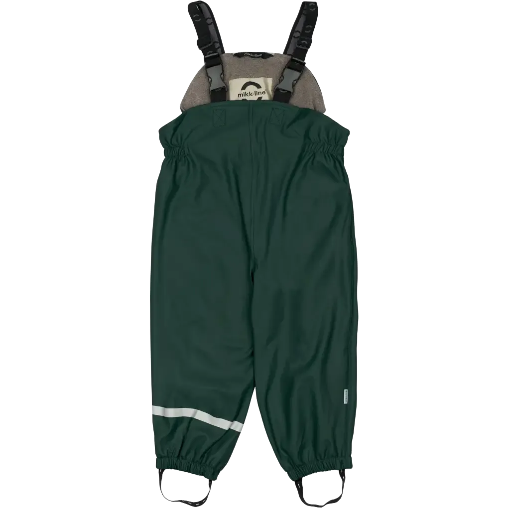 PU Rain Set m. fleece og seler regnsæt str. 86-104