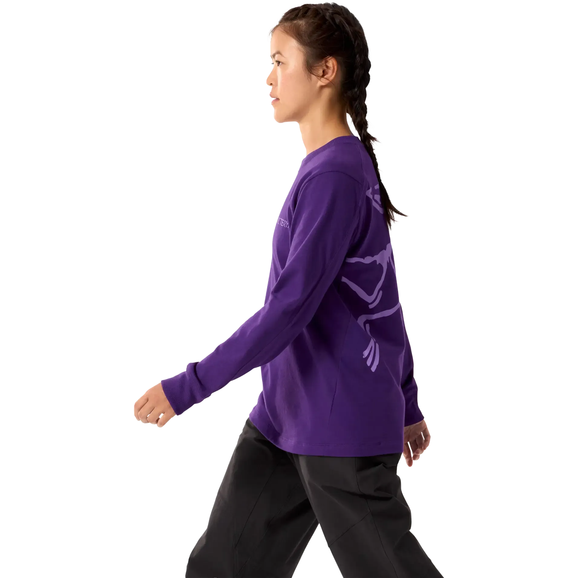 Kragg Cotton Bird Crew LS Women