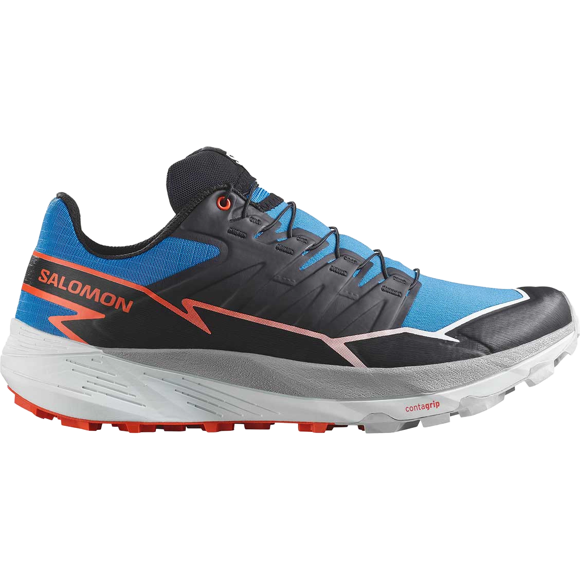 Salomon Thundercross Men Løbesko - French Blue/Black/Cherry Tomat - UK 9,5/EU 44 - Trailsko