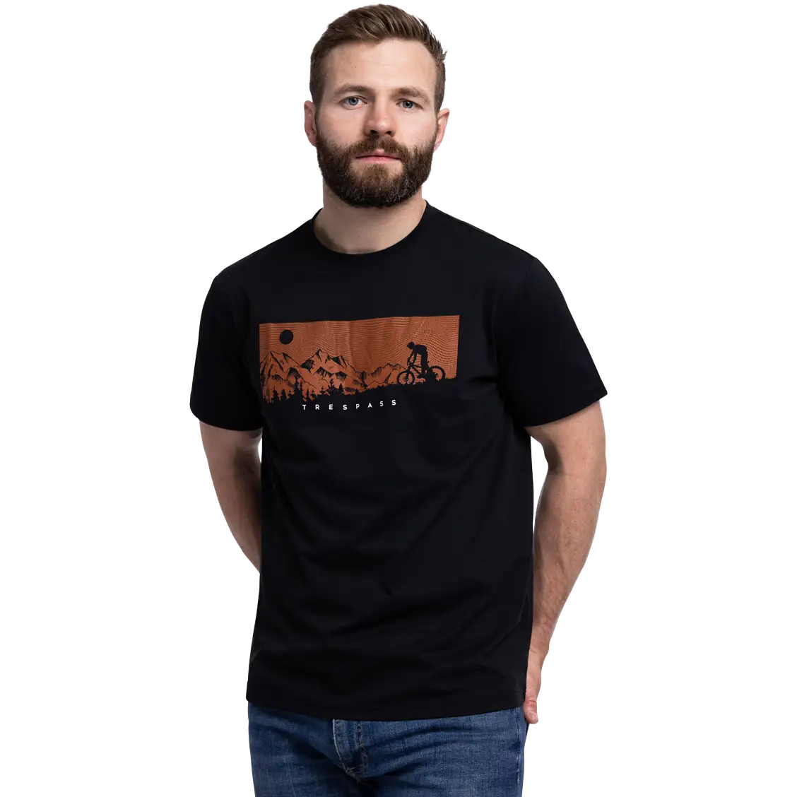 Trespass Nellow Casual T-shirt Men - BLACK - S - Kortærmet T-shirts