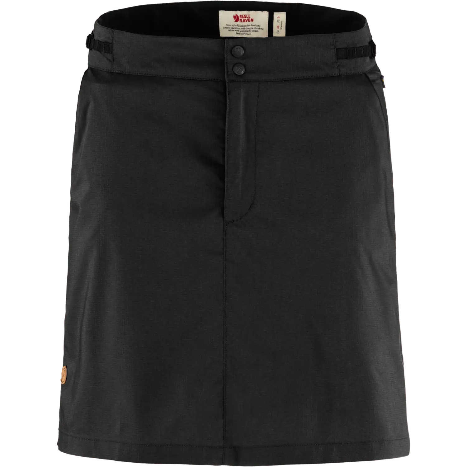 Fjällräven Abisko Hike Skort Women - Black - 34 - Skorts