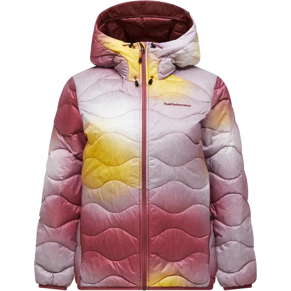 Peak Performance Helium Down Hood AOP Women - S - Dunjakker