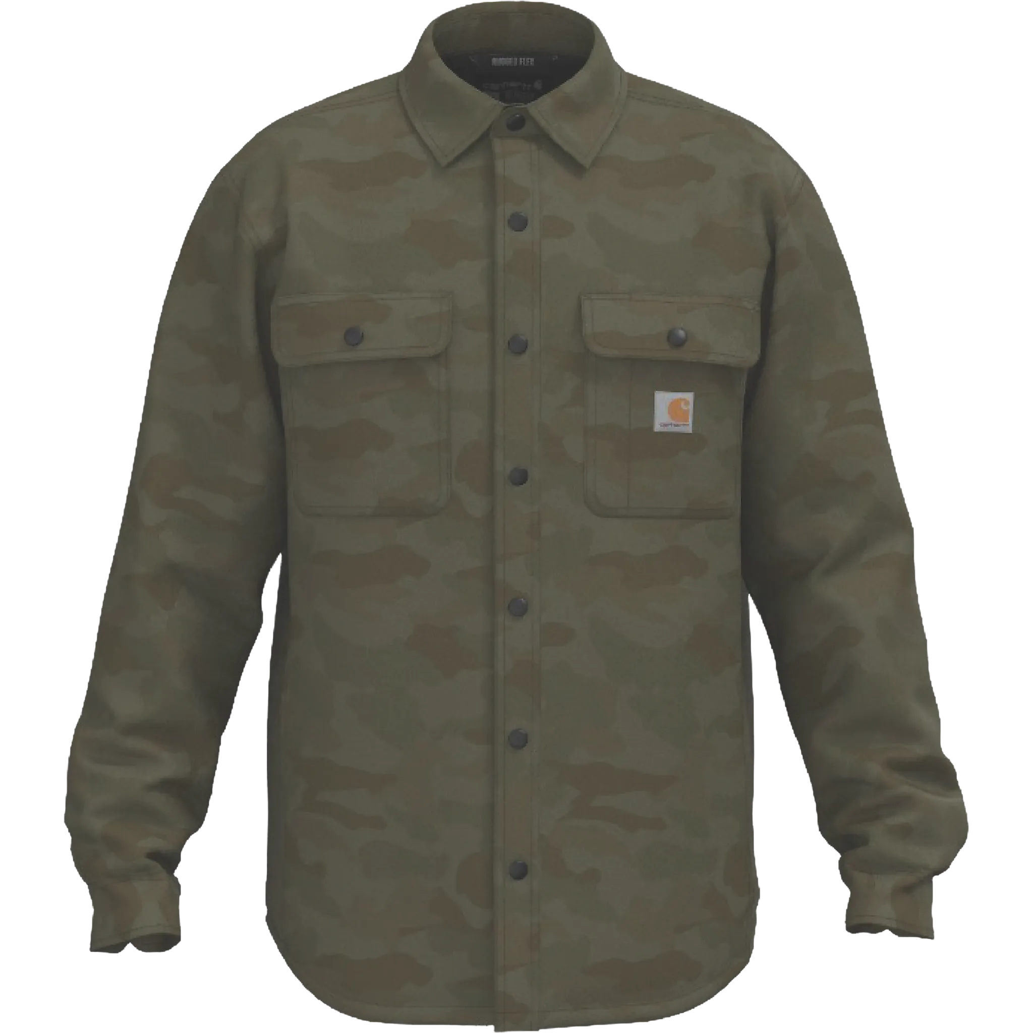 Canvas Fleece-Lined Shirt Jacket Herr