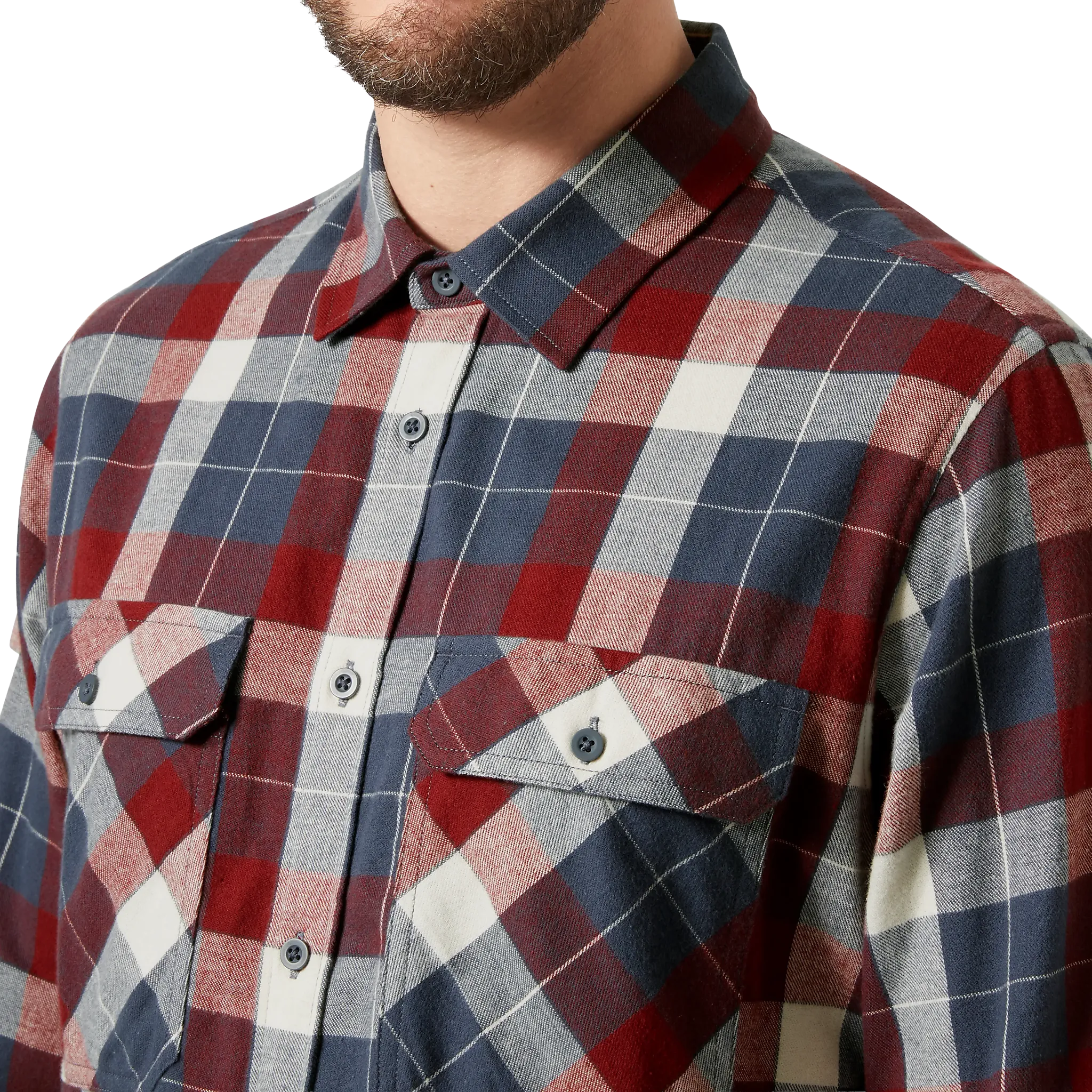 Lokka Organic Flannel LS Shirt Men herreskjorte