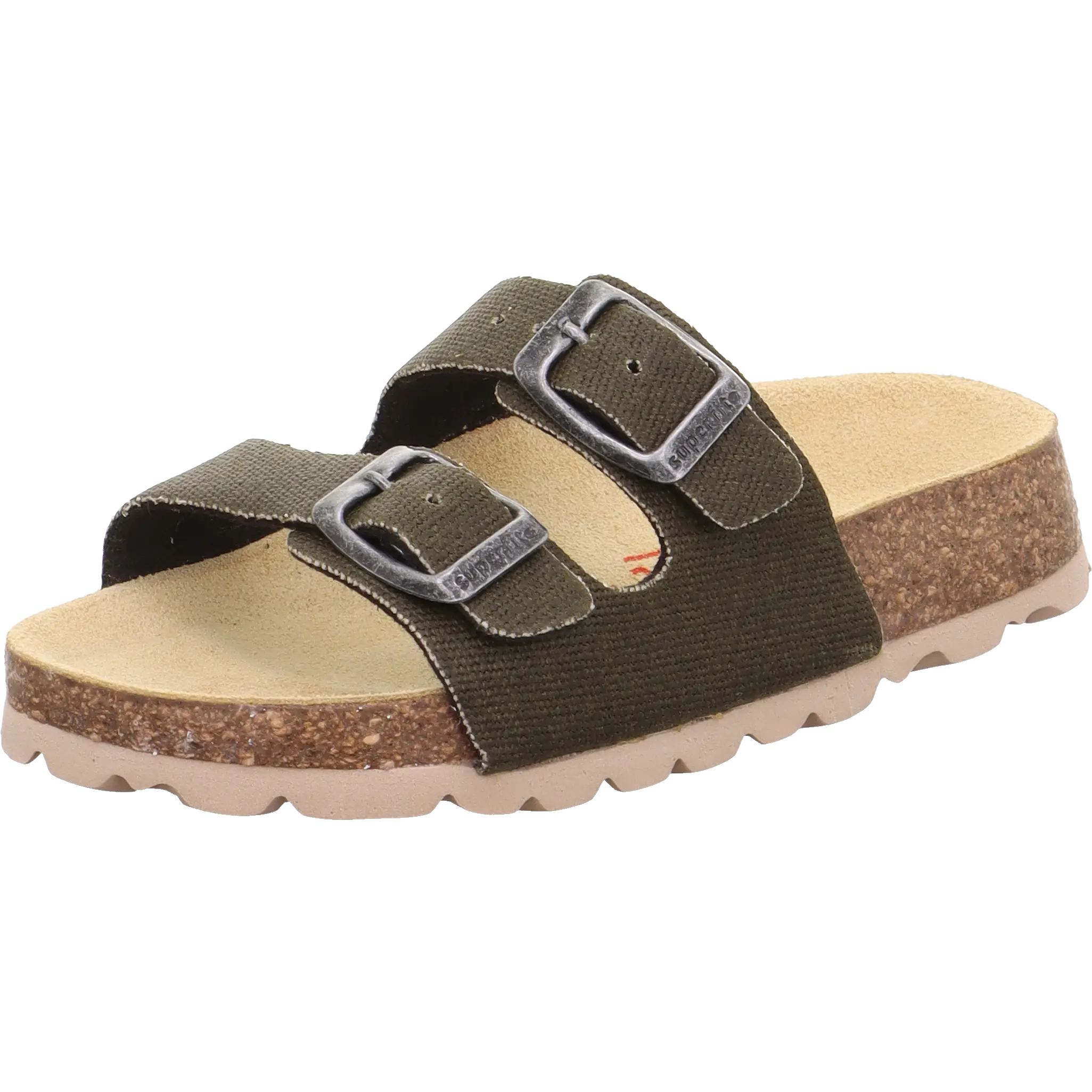SuperFit Fussbettpantoffel sandal - Grün - 34 - Hverdagssandaler til børn