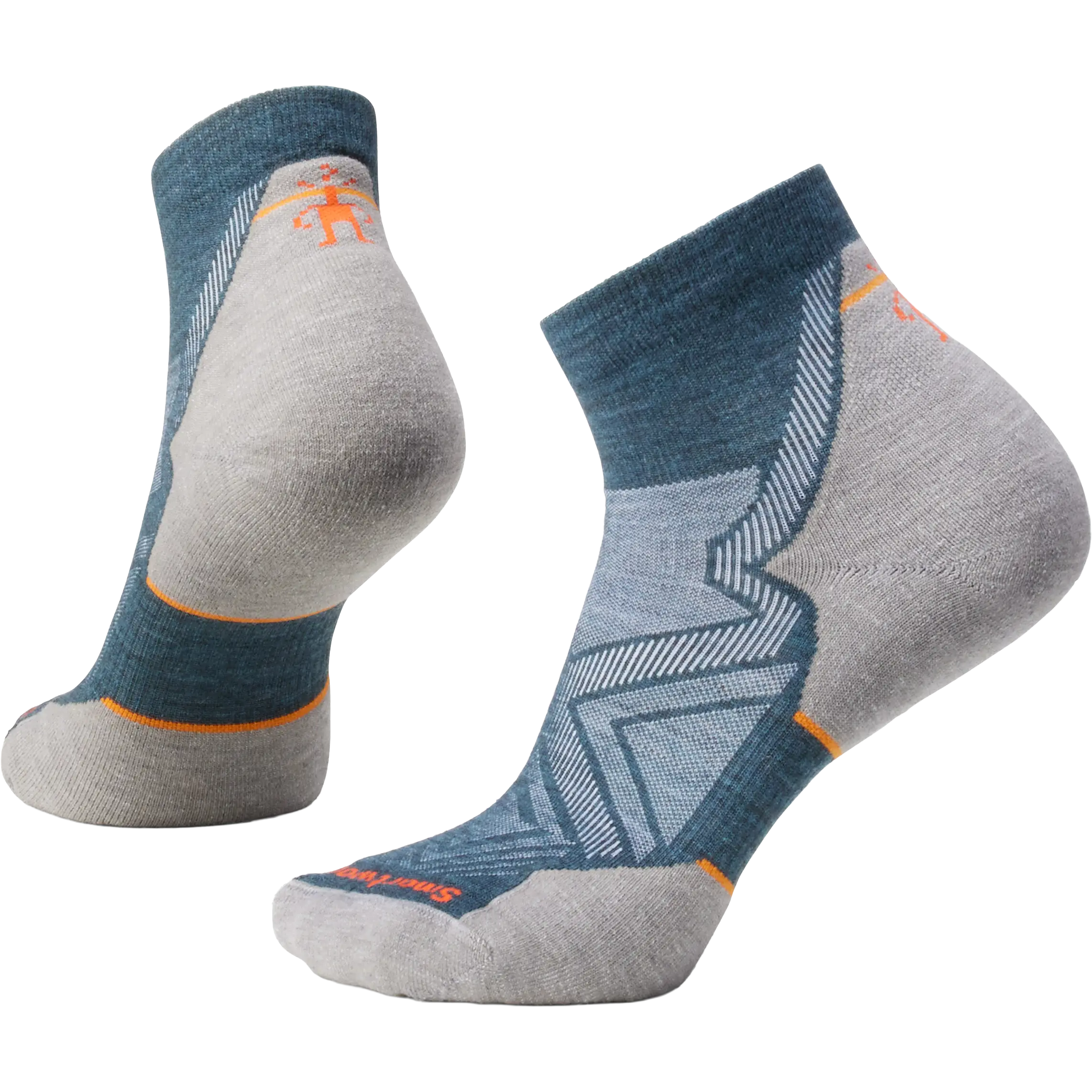 Smartwool Run Targeted Cushion Ankle Women uldsokker - Lightgreywhite - L/42-45 - Uldsokker til børn