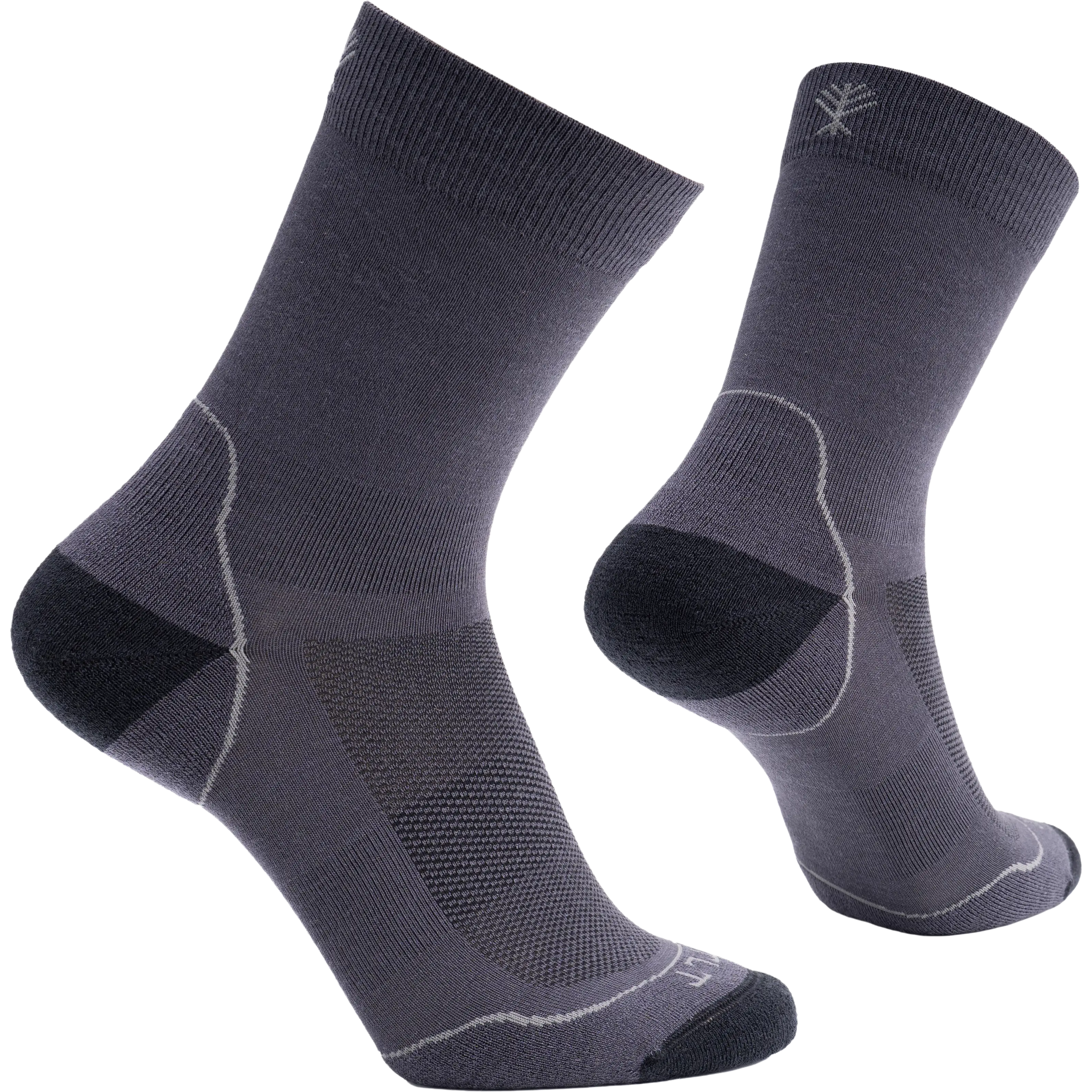 TLT Cool Wool Crew - Charcoal - 36-38 - Uldsokker til børn