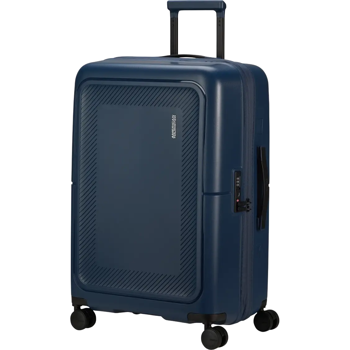 American Tourister Dashpop Spinner 67/24 Expandable TSA rullekuffert - Midnight Blue - One size - Tasker