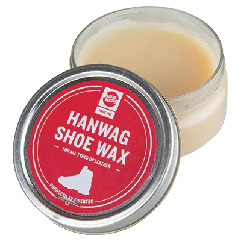 Hanwag Shoe Wax voks - Rød - One size - Fodtøj