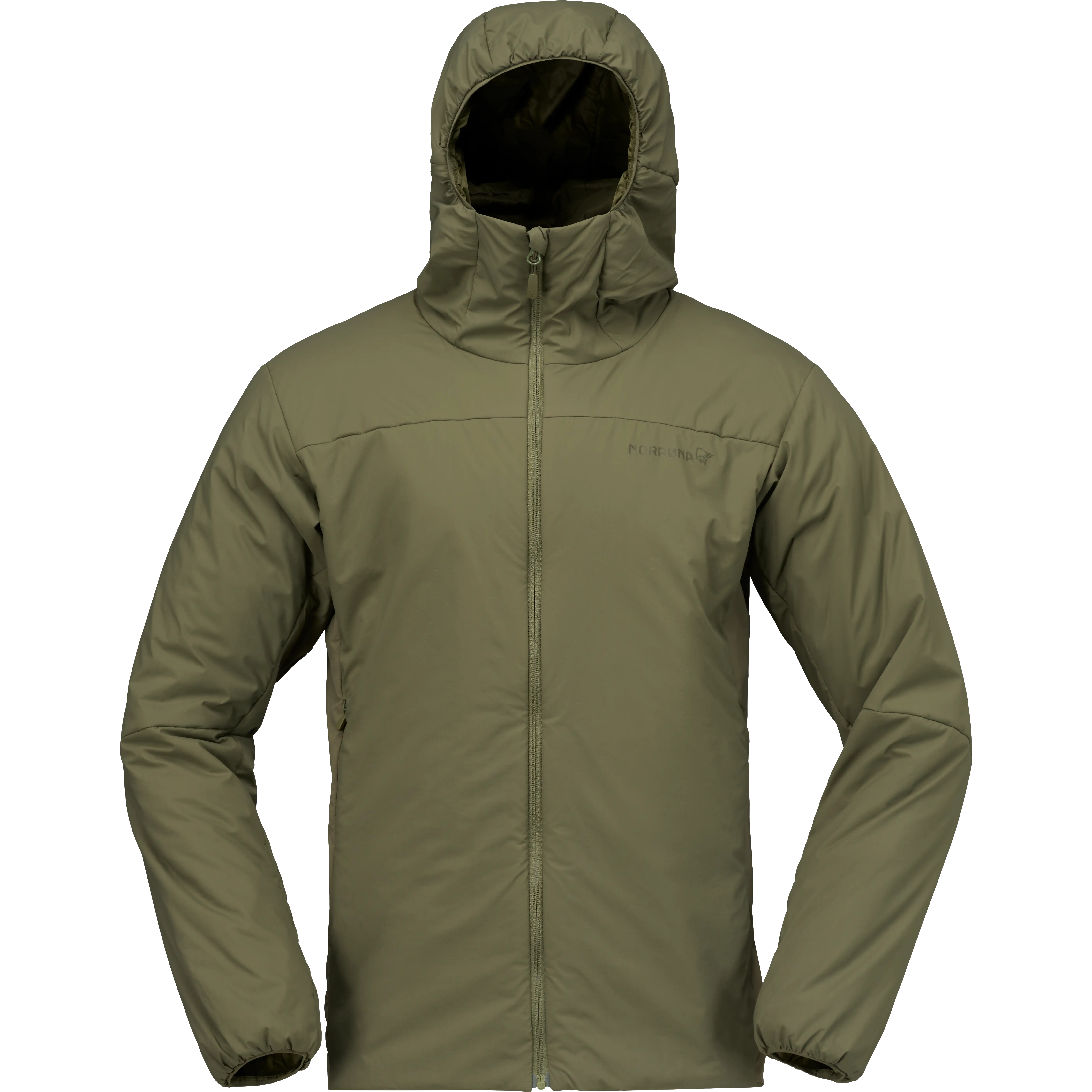 Norrøna Femund Thermo60 Zip Hood Men - Olive Night - L - Jakker