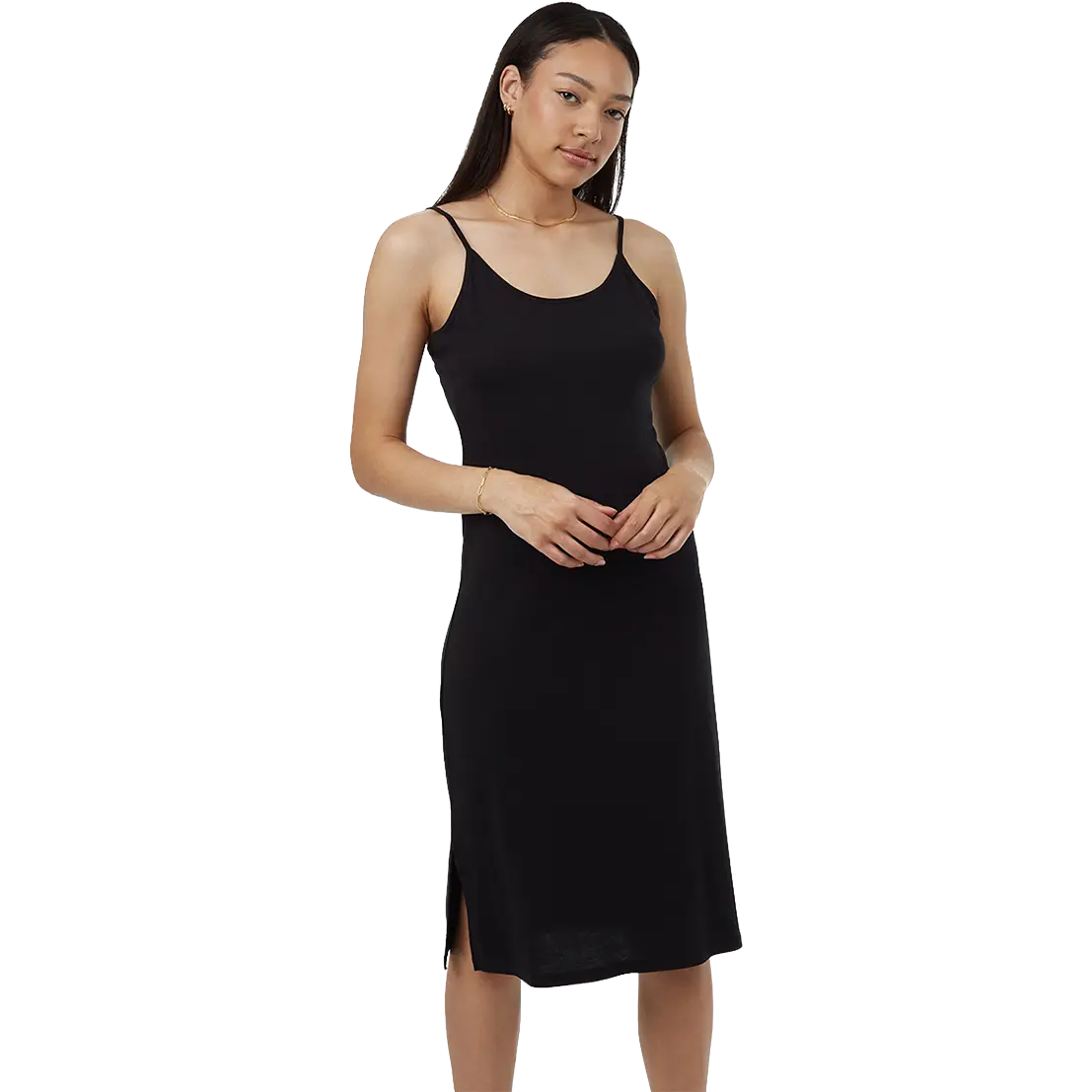 Tentree Treeblend Ambleside Dress kjole - Meteorite Black - L - Outdoor kjoler