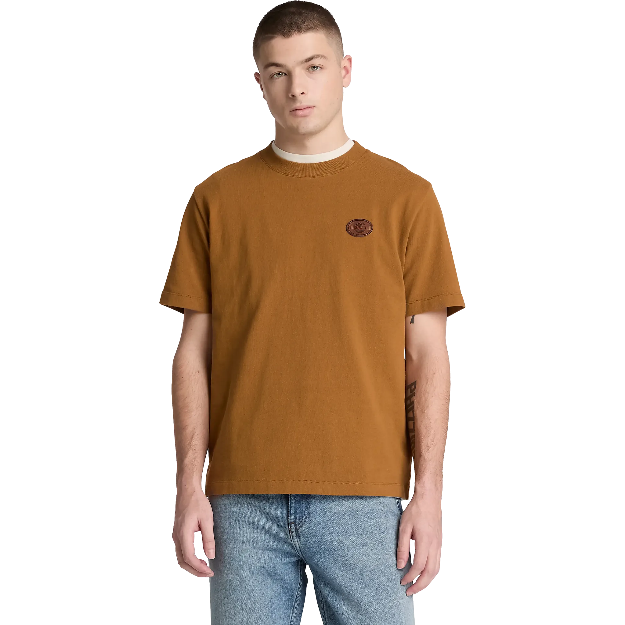  Leather Badge HW SS Tee